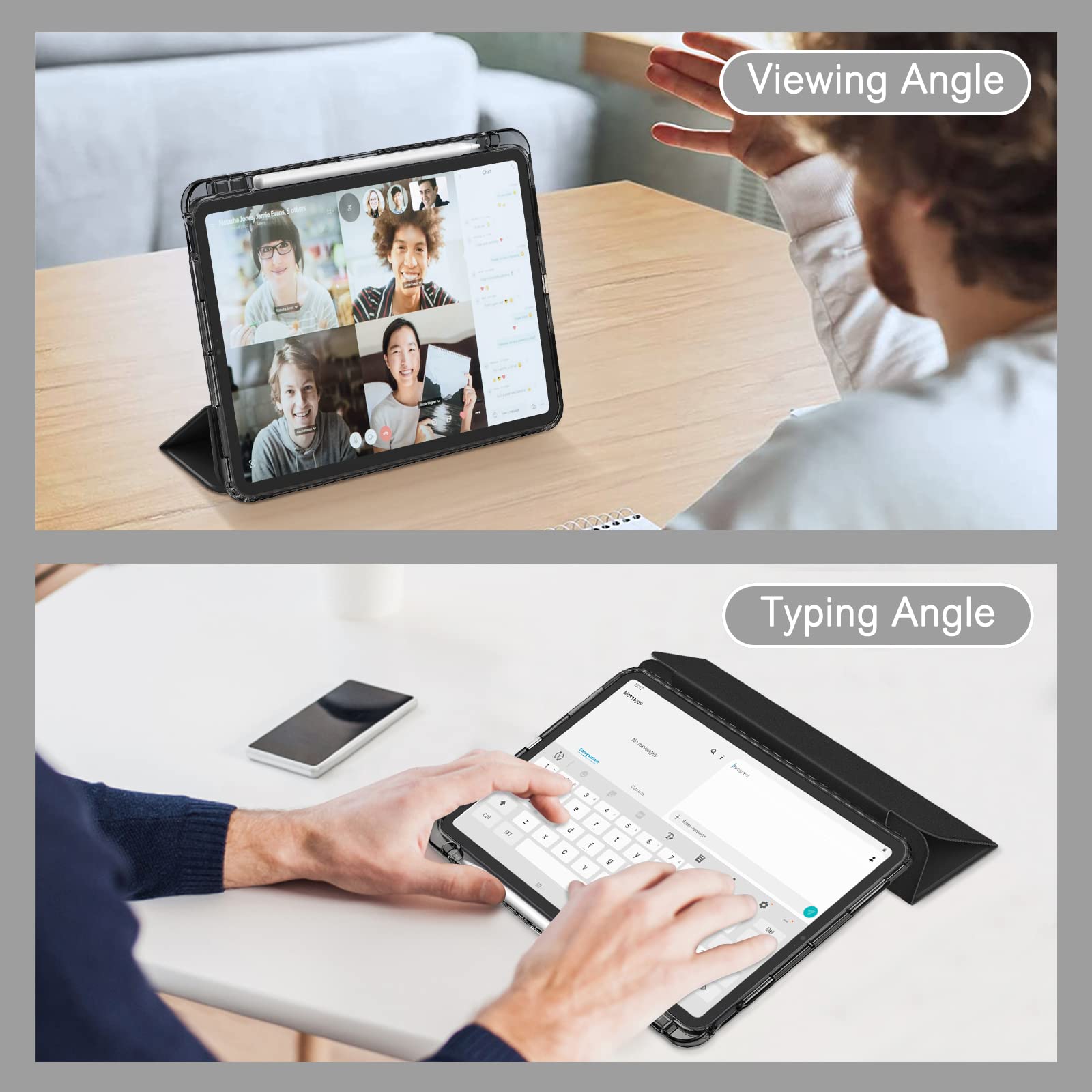 Foto 4 | Funda Fintie Hybrid Slim Para Ipad Air De 11 Pulgadas M3 (2025) /m2 (2024) - Venta Internacional.