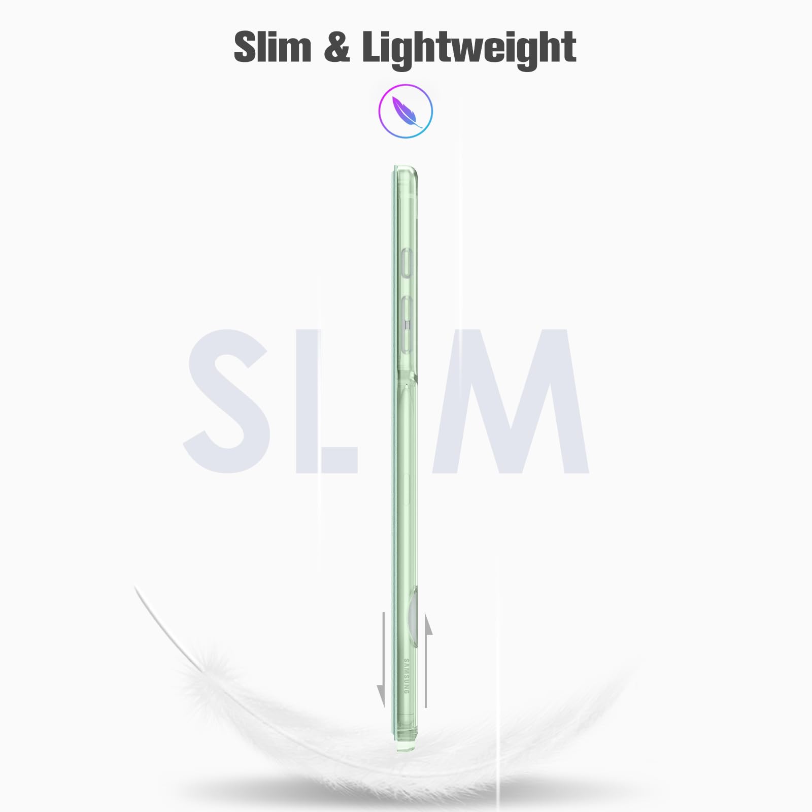 Foto 5 | Funda Fintie Slimshell Para Samsung Galaxy Tab S6 Lite De 10 4 Pulgadas - Venta Internacional.