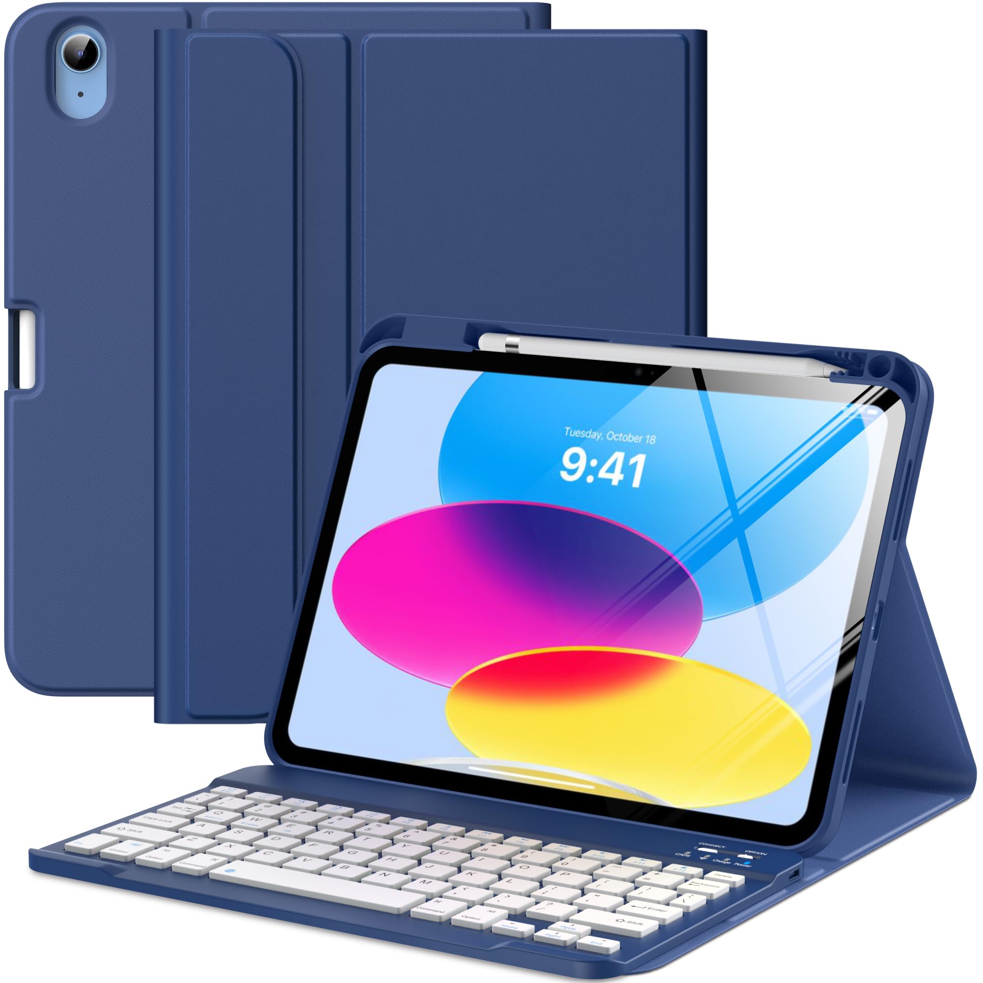 Funda Con Teclado Moko Para Ipad 11th Gen 11 Pulgadas 2025 - Venta Internacional.