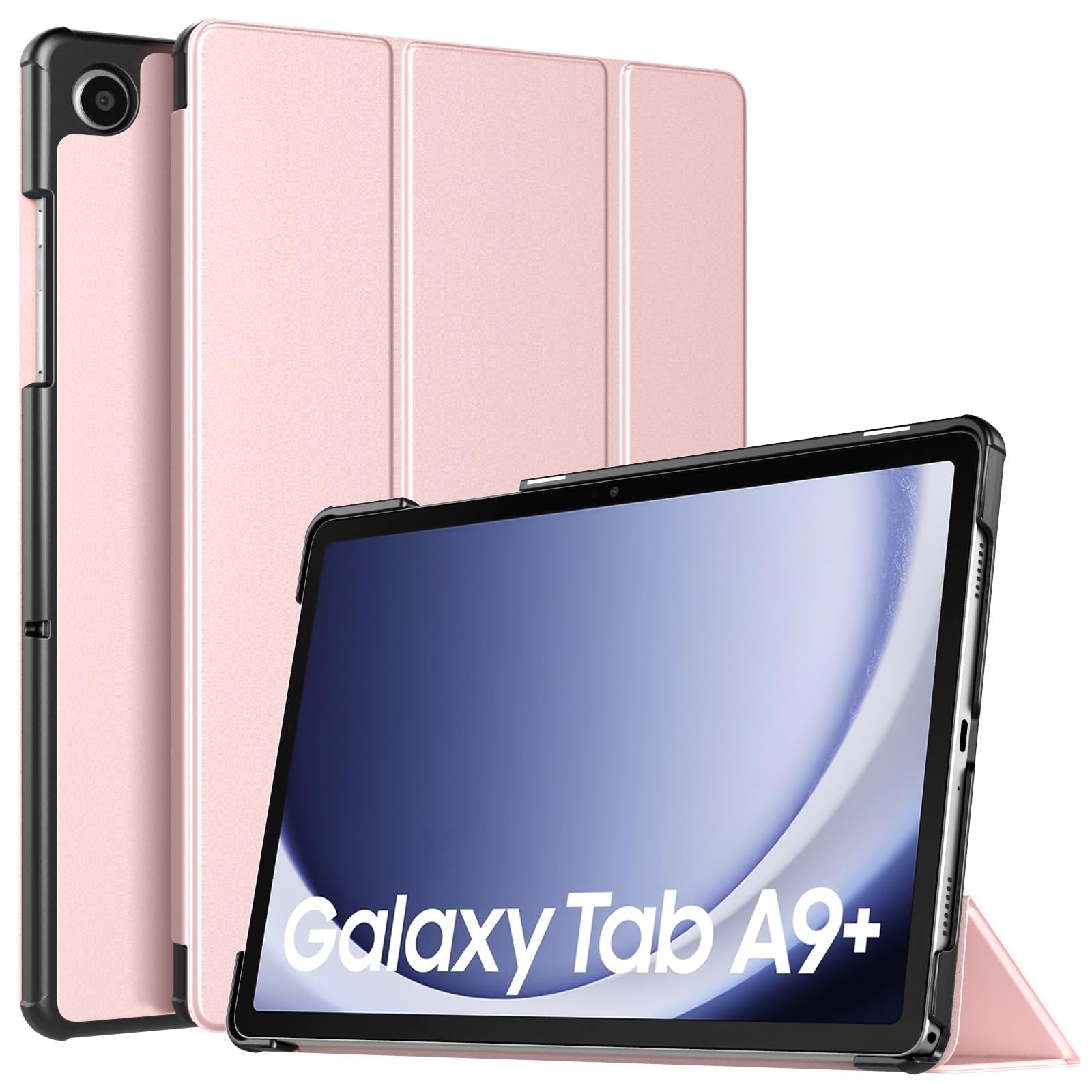 Funda Timovo Para Samsung Galaxy Tab A9+ 11'' 2023 Con Soporte Rosa - Venta Internacional.
