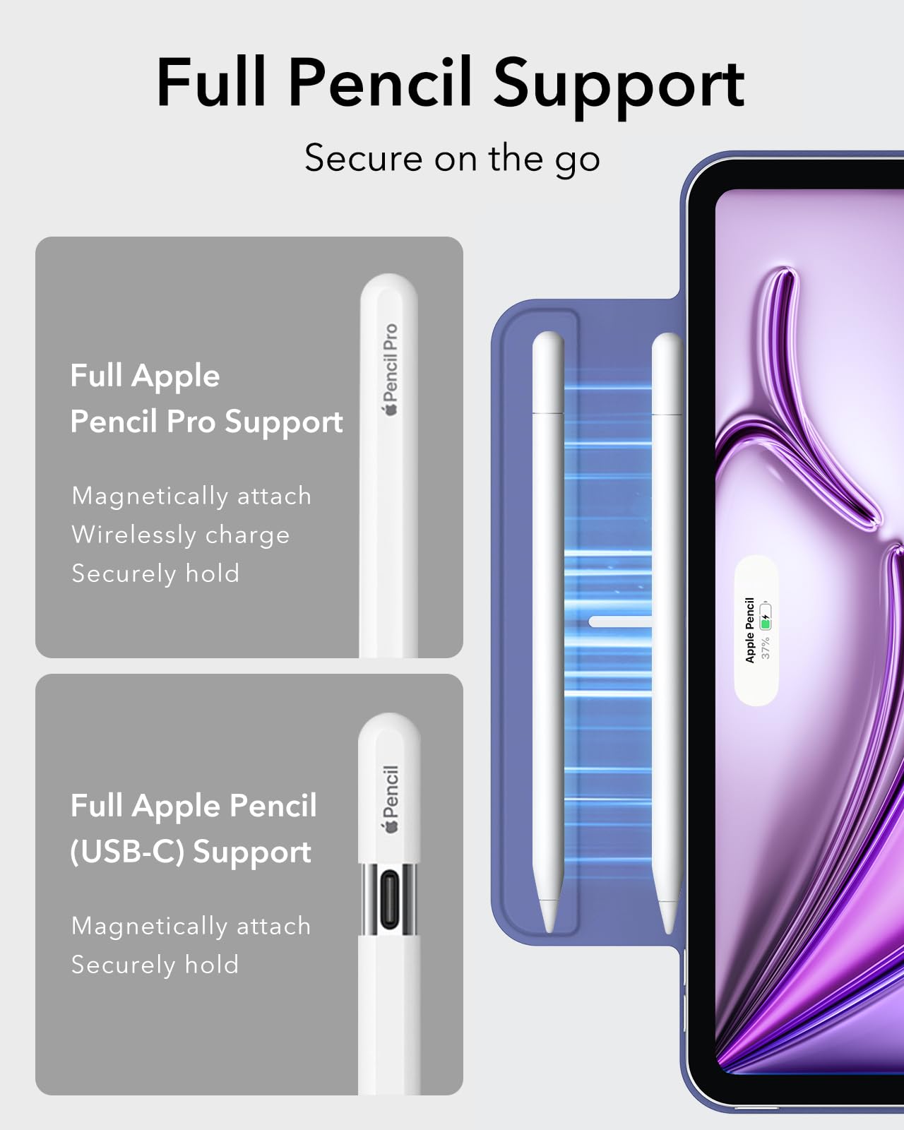 Foto 7 pulgar | Funda Esr Rebound Series Para Ipad Air 13 Y Ipad Pro 12.9 - Venta Internacional.