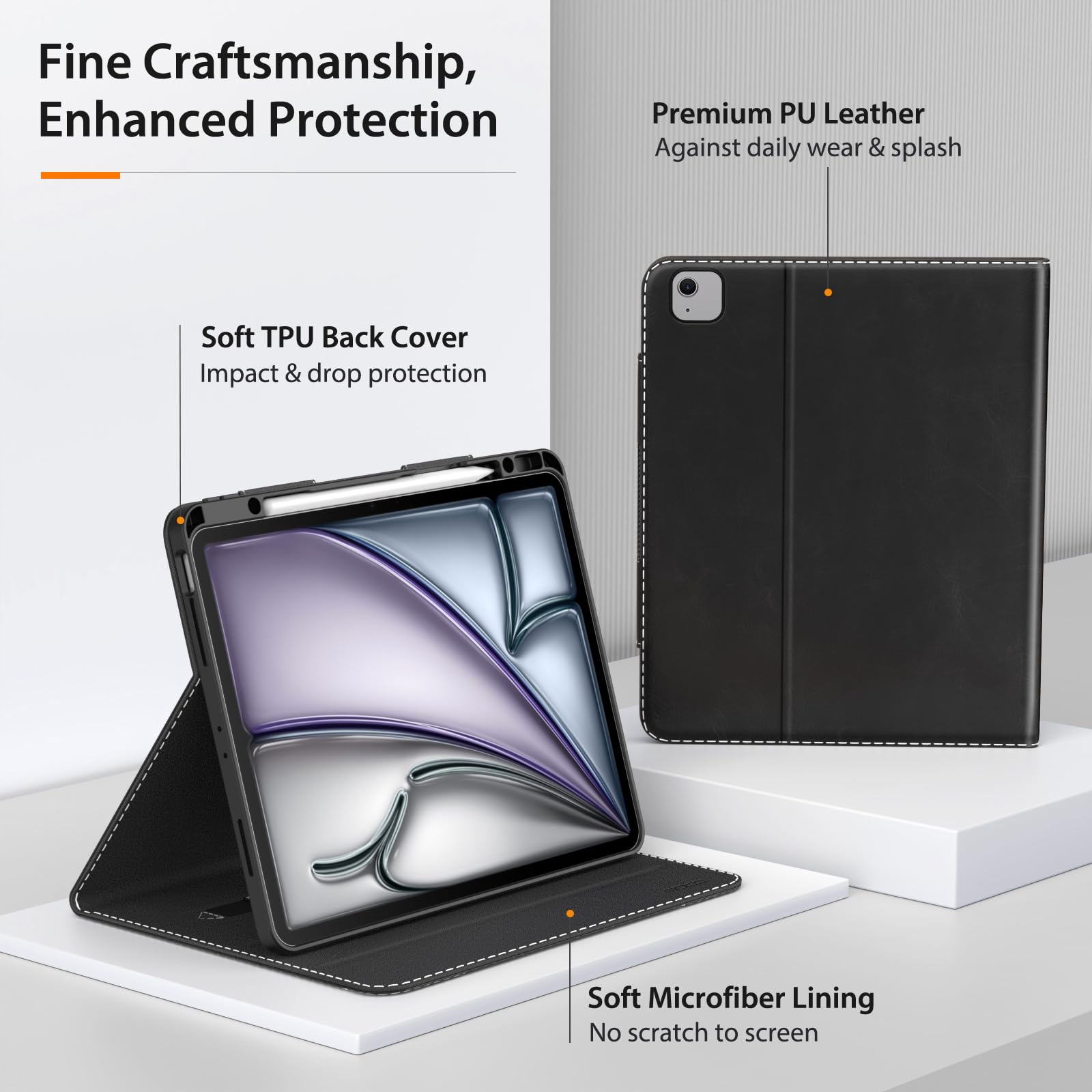 Foto 5 | Funda Moko Para Ipad Air De 13 Pulgadas (m3 2025/m2 2024) Y Ipad Pro 12.9 2022/2021 - Venta Internacional.