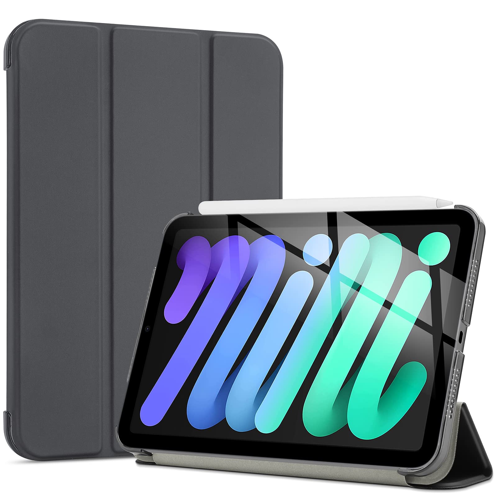Funda Procase Smart Para Ipad Mini 7.ª Y 6.ª Generación De 8 3 Pulgadas  Color Gris - Venta Internacional.