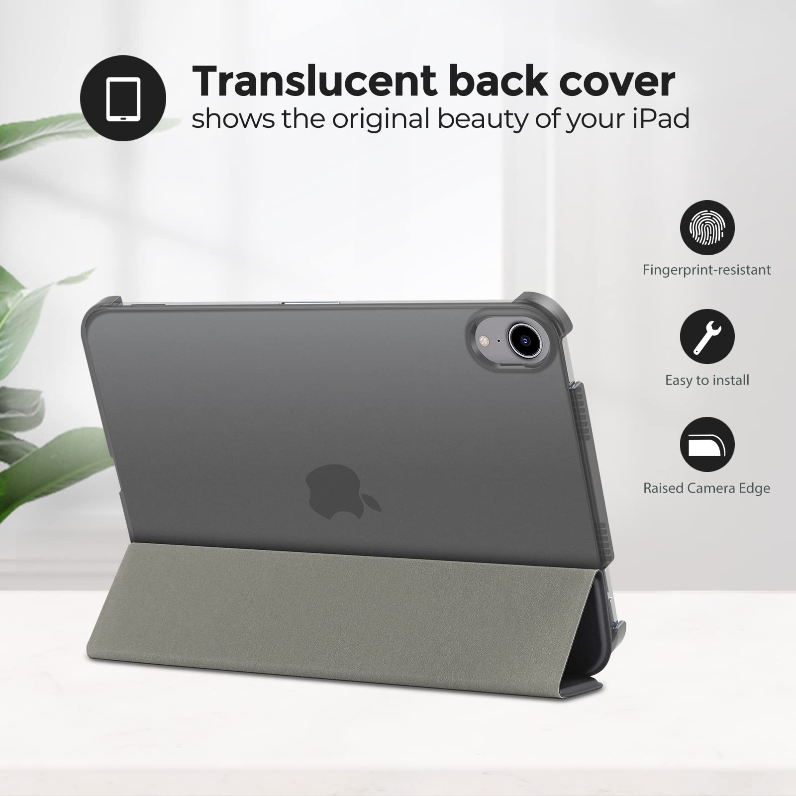 Foto 4 pulgar | Funda Procase Smart Para Ipad Mini 7.ª Y 6.ª Generación De 8 3 Pulgadas  Color Gris - Venta Internacional.