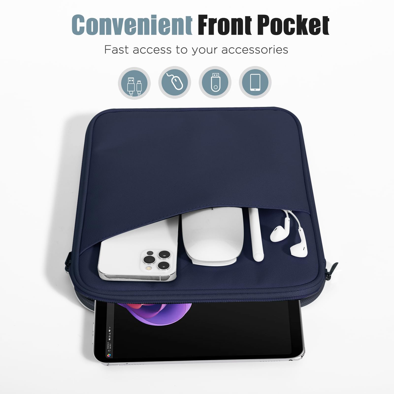 Foto 7 pulgar | Funda Para Portátil Timovo Para Surface Pro 12 3'' 2025 Indigo - Venta Internacional.