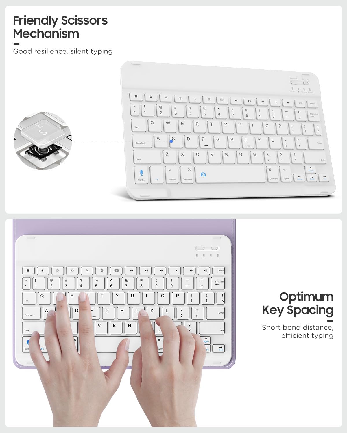 Foto 7 pulgar | Funda Para Tableta Con Teclado Qwerty Moko Para 9-11 - Venta Internacional.