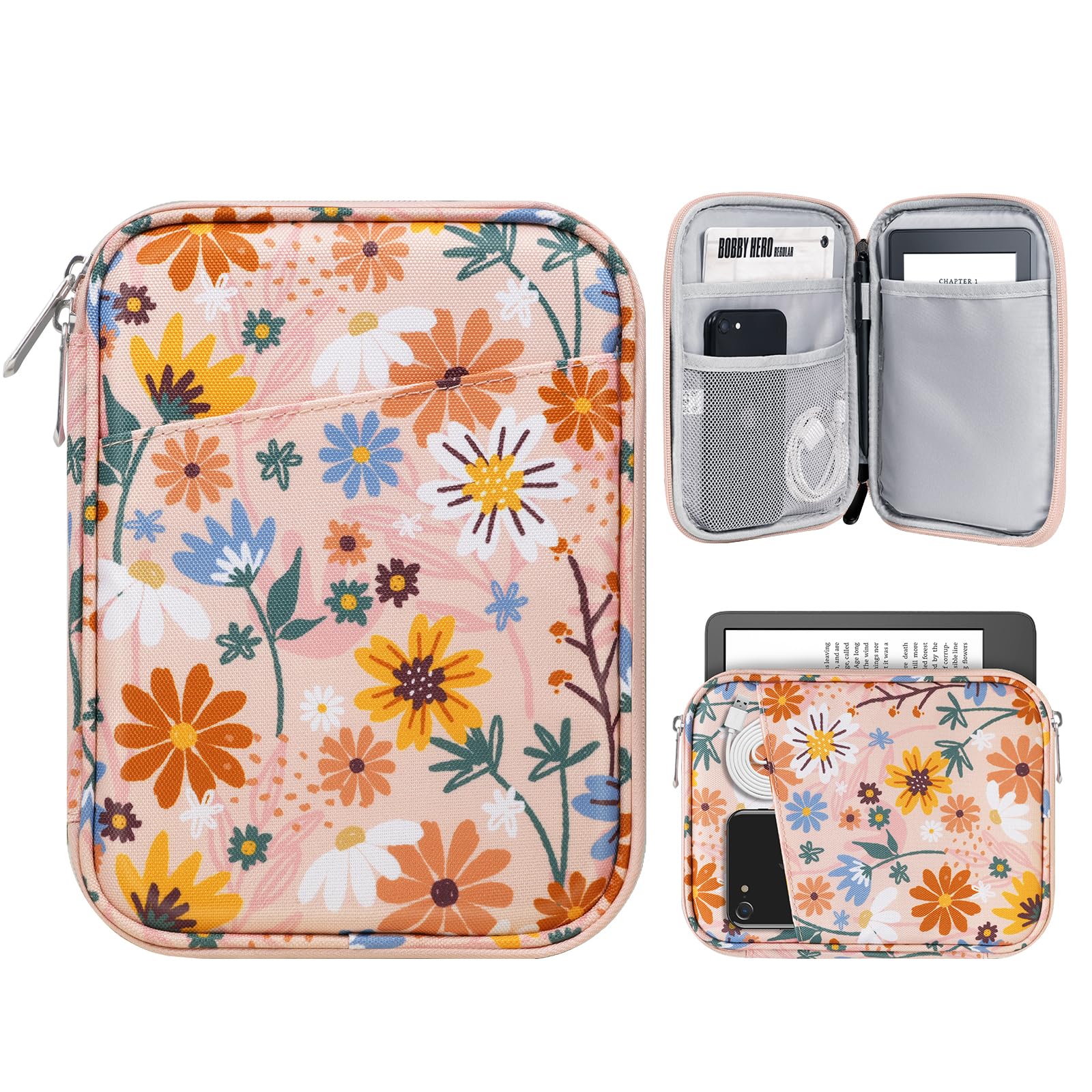 Funda Para Tablet Timovo Para Kindle Paperwhite De 6 A 7 Pulgadas  Color Amarillo - Venta Internacional.