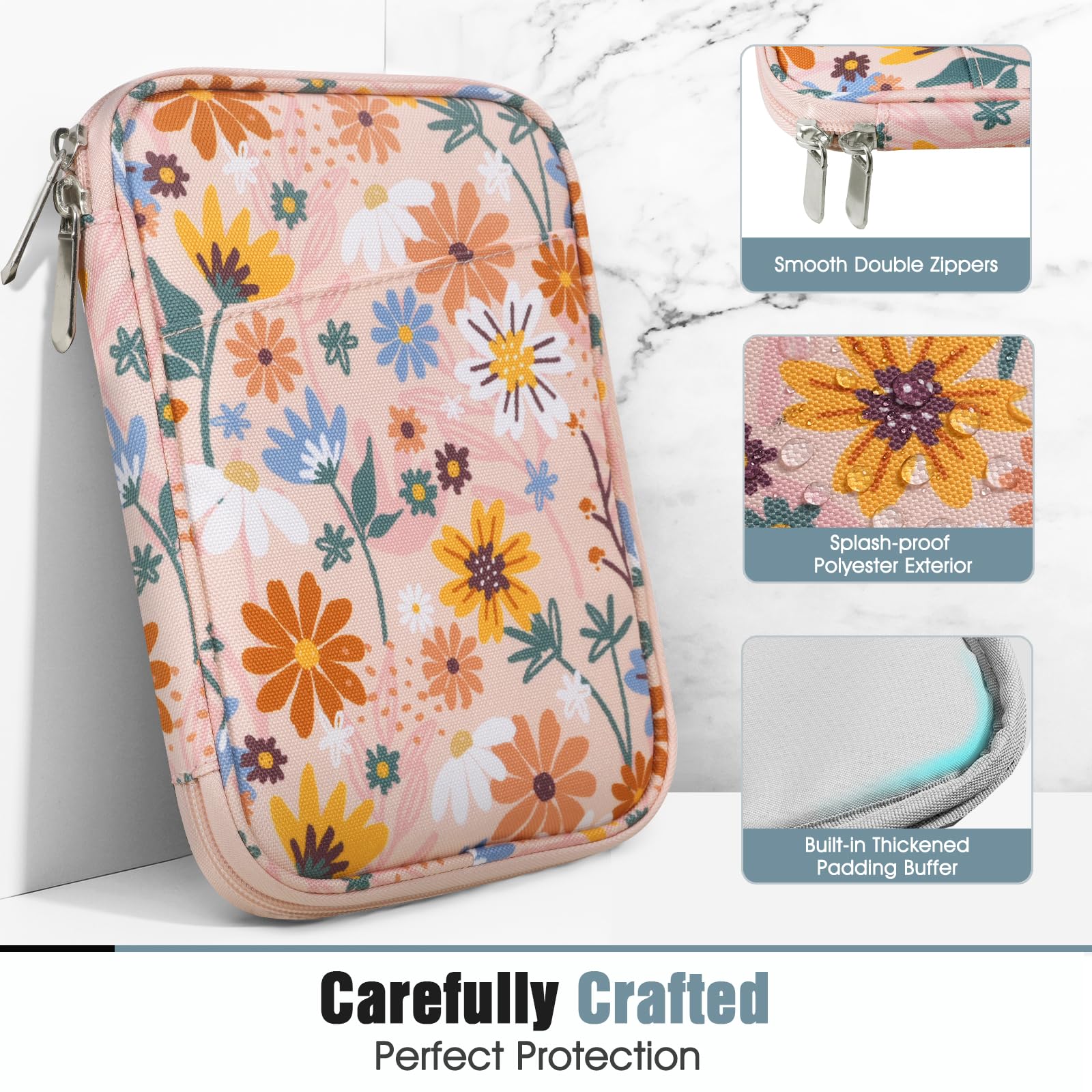 Foto 5 pulgar | Funda Para Tablet Timovo Para Kindle Paperwhite De 6 A 7 Pulgadas  Color Amarillo - Venta Internacional.