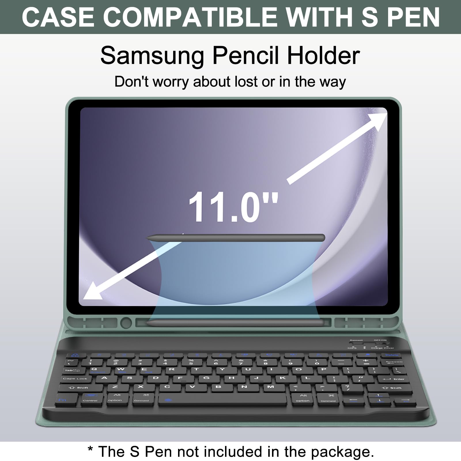Foto 5 | Funda Con Teclado Sengbirch Para Tablet Samsung Galaxy Tab A9+ De 11'' - Venta Internacional.