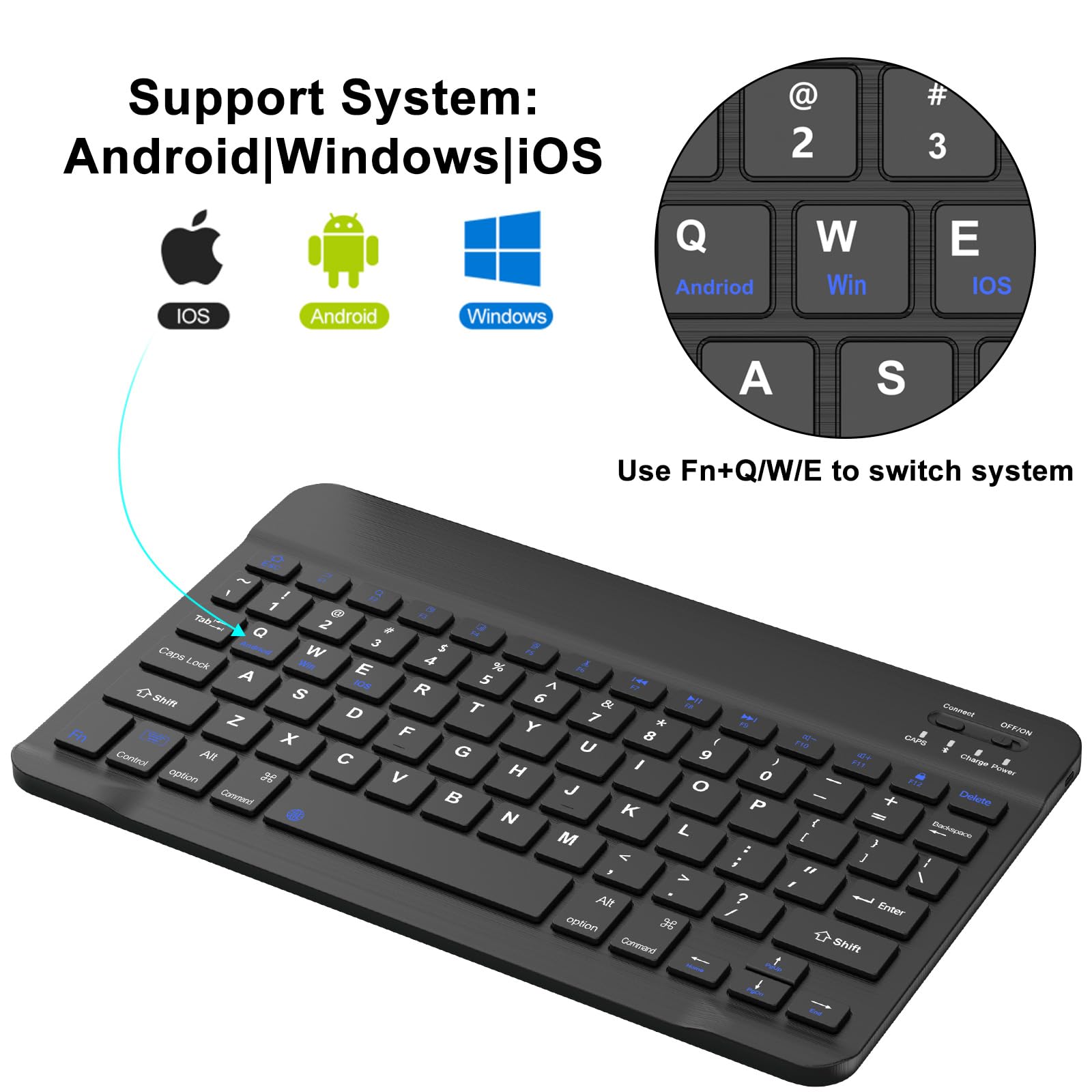 Foto 8 pulgar | Funda Con Teclado Sengbirch Para Tablet Samsung Galaxy Tab A9+ De 11'' - Venta Internacional.