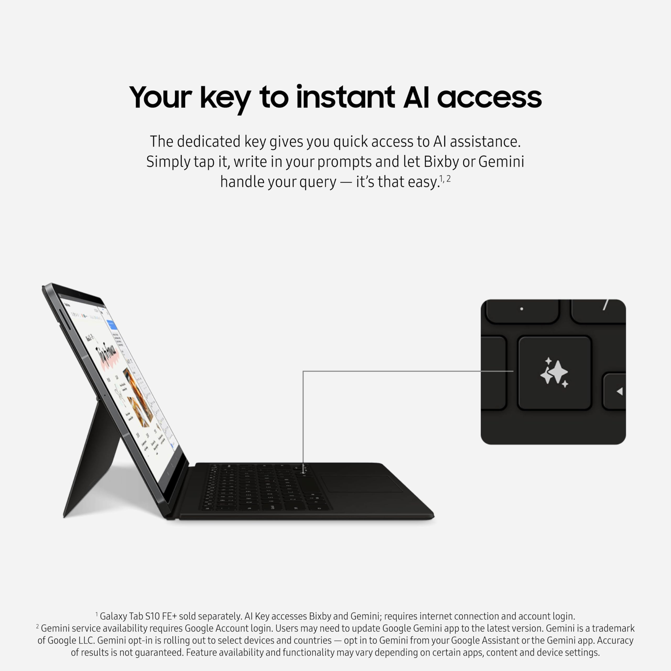 Foto 3 pulgar | Funda Tipo Libro Con Teclado Para Samsung Galaxy Tab S10 Fe+  Color Negro - Venta Internacional.