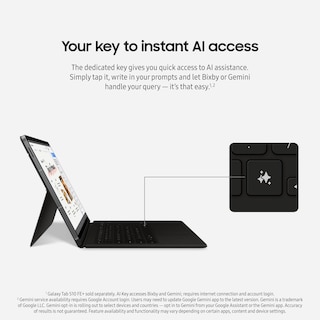 Foto 2 | Funda Tipo Libro Con Teclado Para Samsung Galaxy Tab S10 Fe+ Color Negro - Venta Internacional.