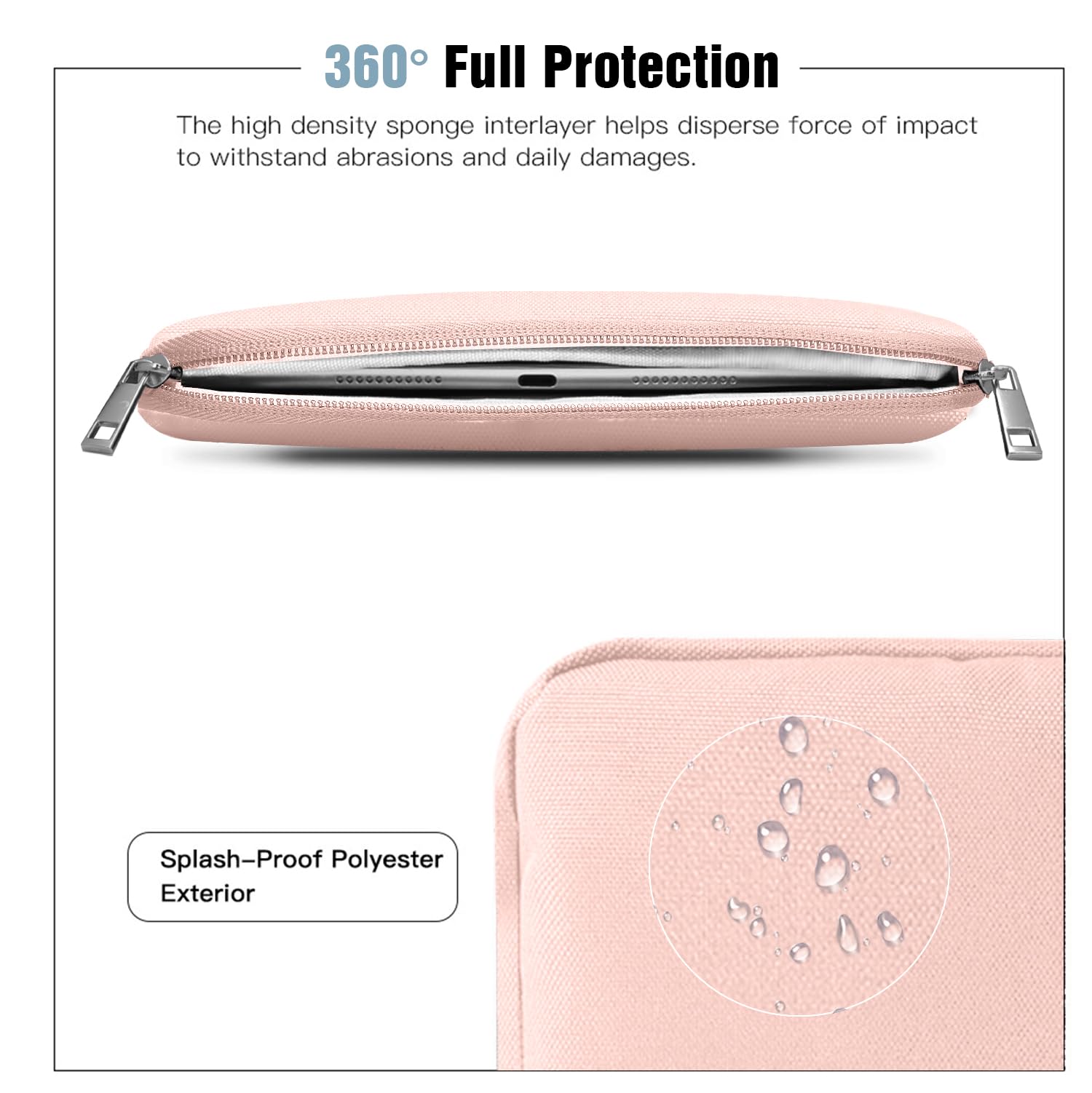 Foto 4 | Funda Para Tablet Timovo Para Ipad Air 13 M3 2025/pro 13/12 9 Rosa - Venta Internacional.