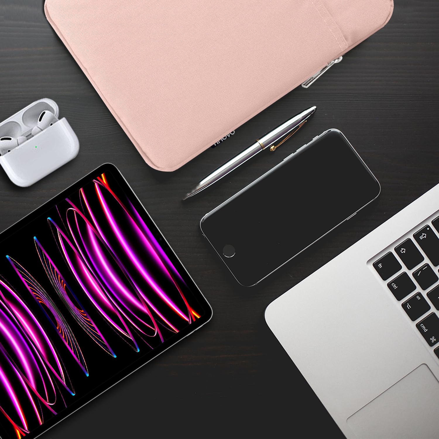 Foto 8 pulgar | Funda Para Tablet Timovo Para Ipad Air 13 M3 2025/pro 13/12 9 Rosa - Venta Internacional.