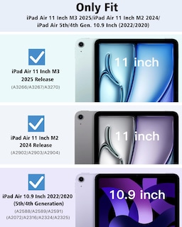 Foto 2 | Funda Para Ipad Air De 11 Pulgadas Color Turquesa Encendido Y Apagado Automáticos - Venta Internacional.