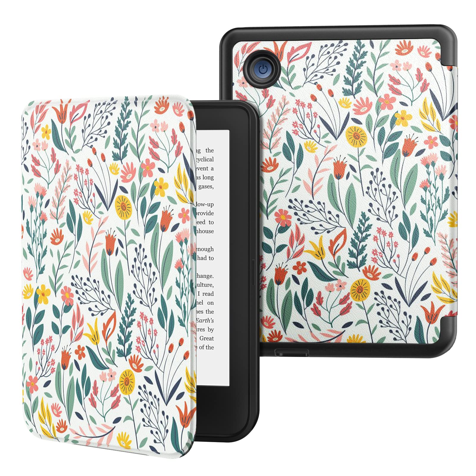 Funda Moko Para Kobo Clara Bw/clara Colour/clara 2e 6 Flores - Venta Internacional.