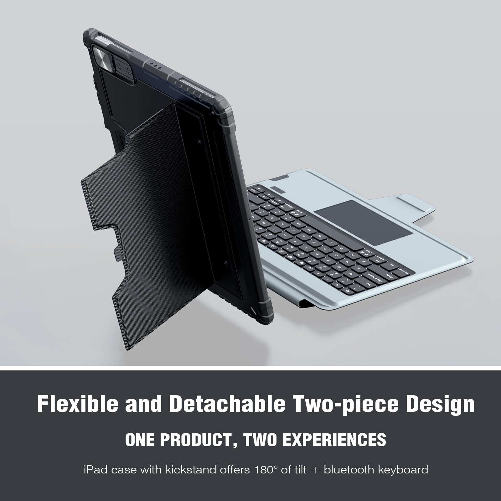 Foto 7 pulgar | Funda Con Teclado Nillkin Para Ipad Air De 13 Pulgadas Y Ipad Pro De 12 9 Pulgadas - Venta Internacional.