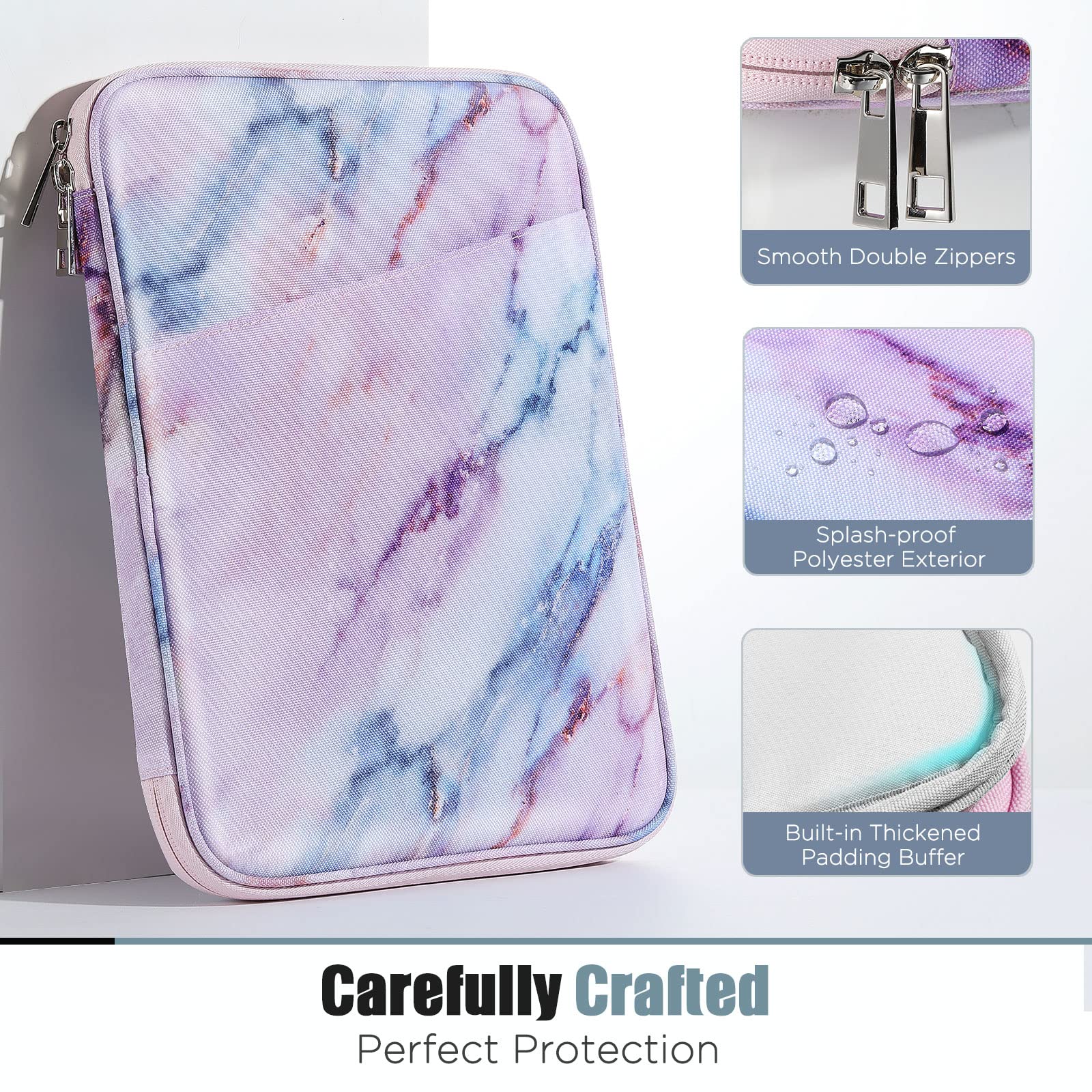 Foto 4 | Funda Para Tablet Timovo 9-11 Para Ipad 11 Pulgadas A16 2025 Púrpura - Venta Internacional.