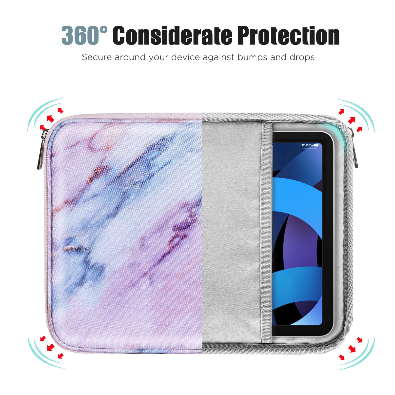 Foto 5 | Funda Para Tablet Timovo 9-11 Para Ipad 11 Pulgadas A16 2025 Púrpura - Venta Internacional.