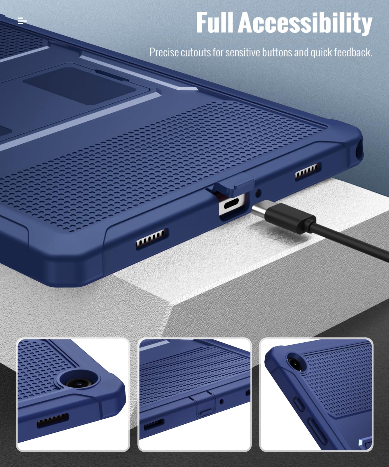 Foto 7 pulgar | Funda Moko Resistente A Los Golpes De Cuerpo Completo Para Galaxy Tab A9+ 11 2023 - Venta Internacional.