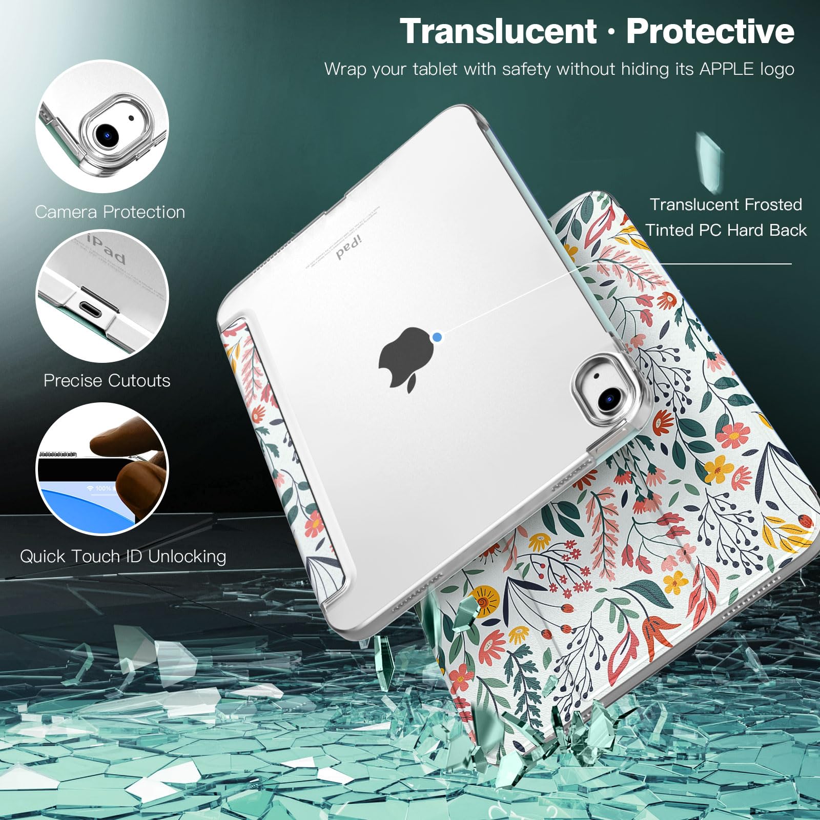 Foto 4 | Funda Timovo Para Ipad 11.ª Generación  11 Pulgadas  2025/10.ª Generación  10.9 Pulgadas - Venta Internacional.