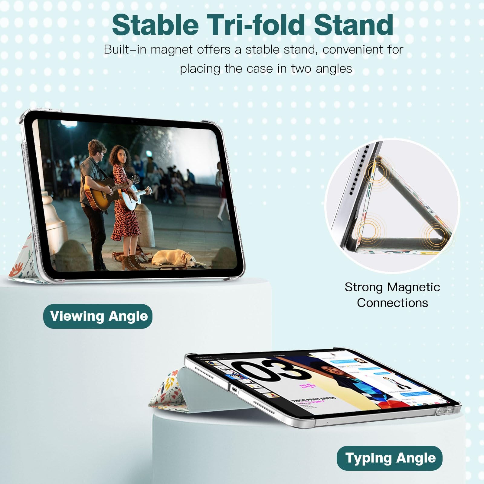 Foto 5 | Funda Timovo Para Ipad 11.ª Generación  11 Pulgadas  2025/10.ª Generación  10.9 Pulgadas - Venta Internacional.