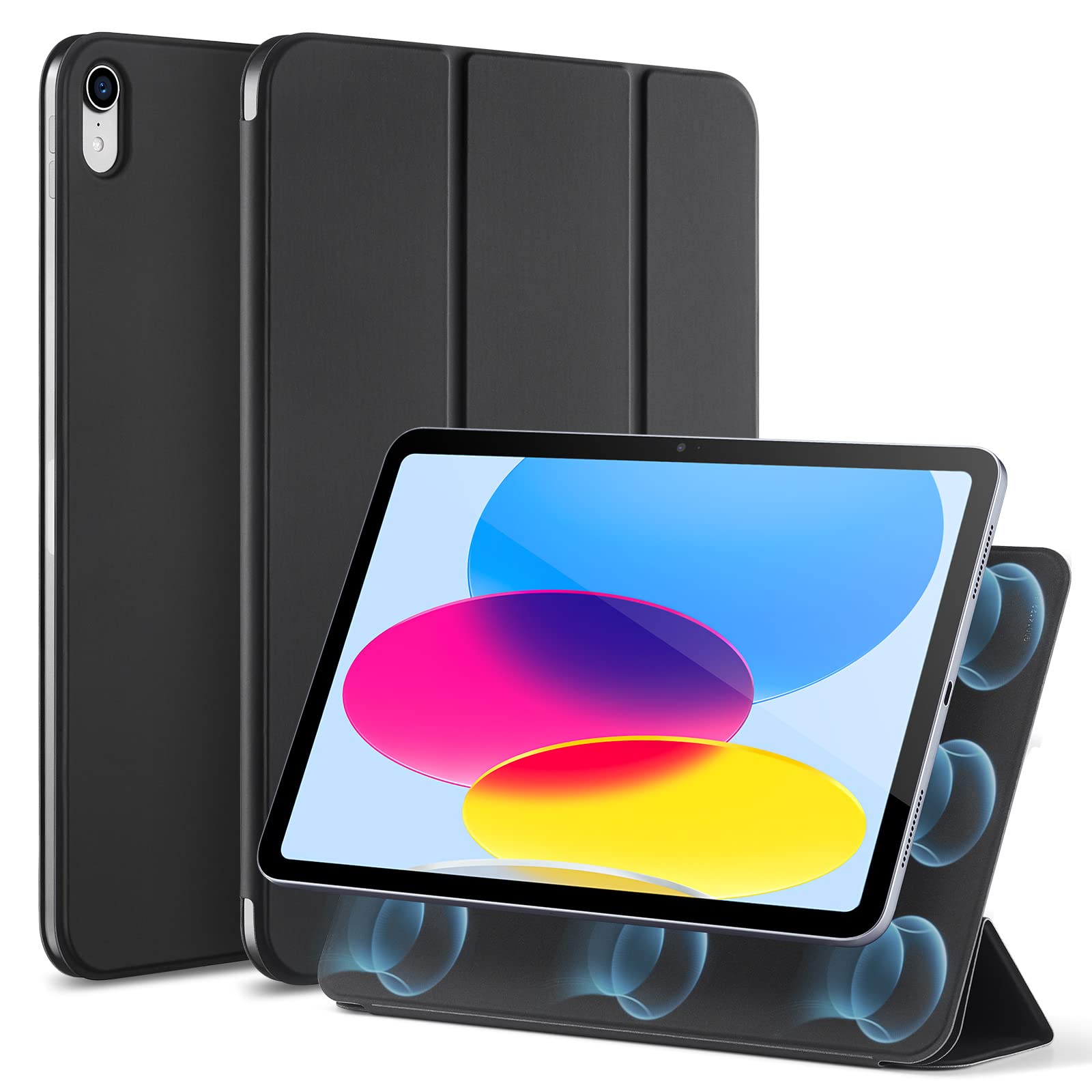 Funda Esr Rebound Series Para Ipad 11ª Y 10ª Generación De 10 9 Pulgadas  Color Negro - Venta Internacional.