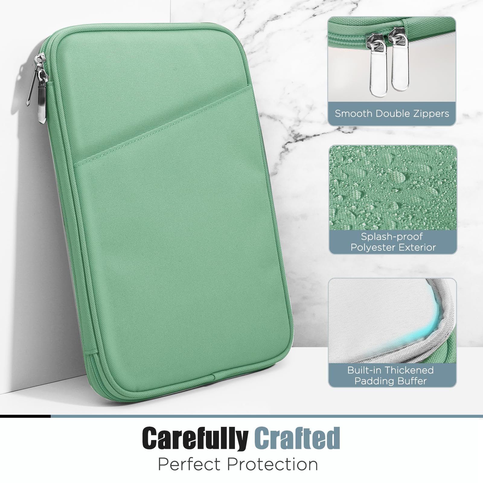 Foto 5 pulgar | Funda Para Tablet Timovo 9-11 Para Ipad 11 Pulgadas A16 2025 Bodhi Green - Venta Internacional.