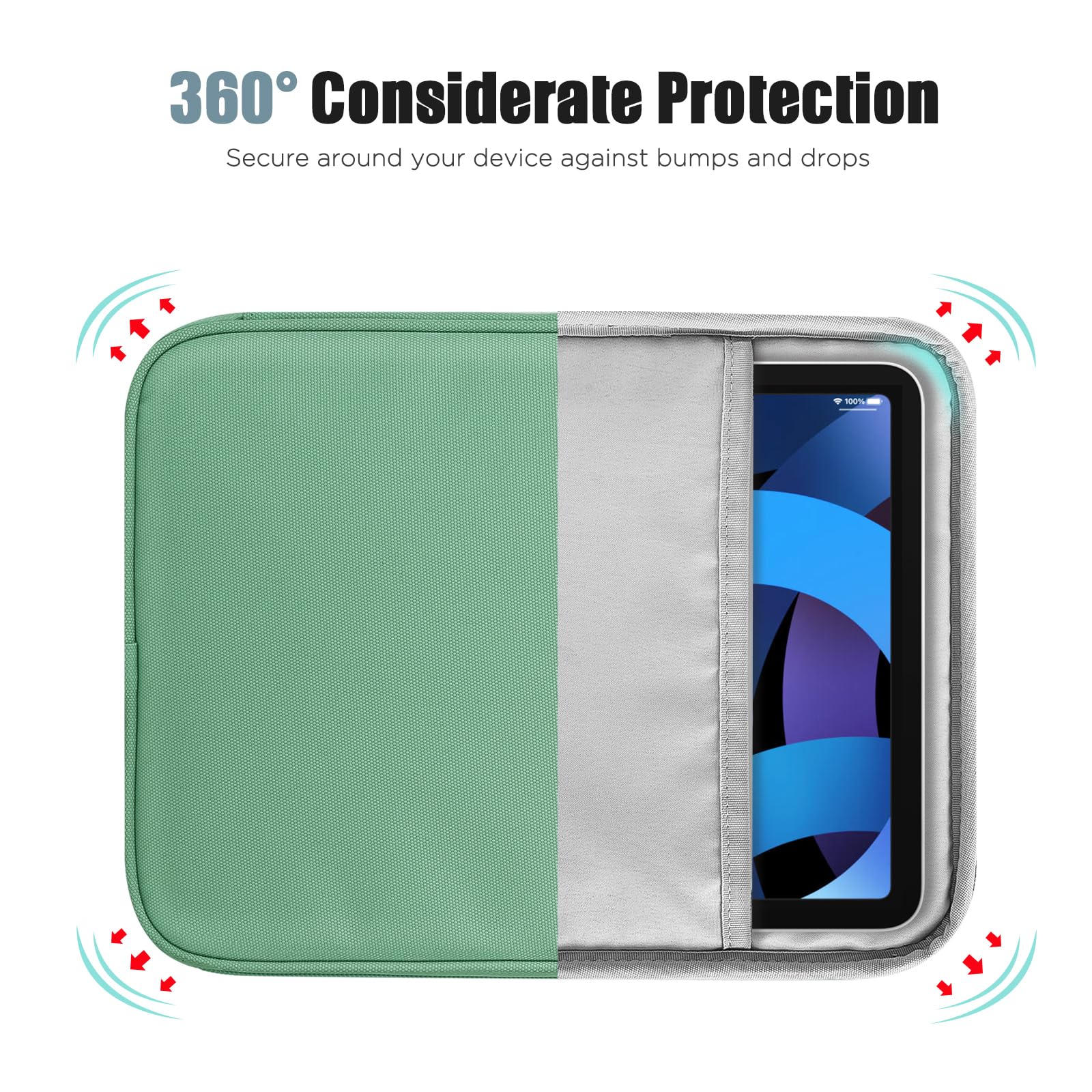 Foto 6 pulgar | Funda Para Tablet Timovo 9-11 Para Ipad 11 Pulgadas A16 2025 Bodhi Green - Venta Internacional.