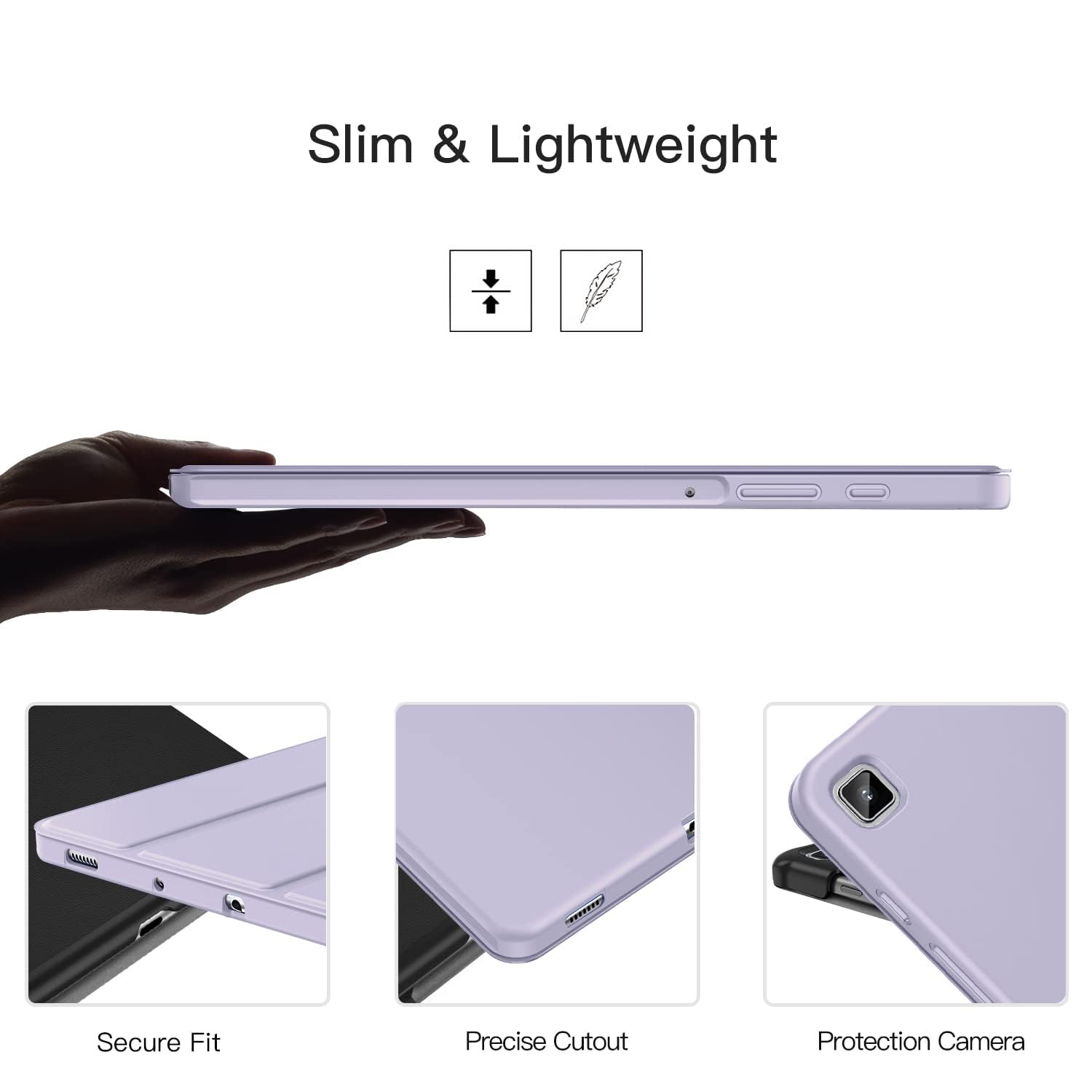 Foto 7 pulgar | Funda Ztotopcases Para Samsung Galaxy Tab S6 Lite 10.4  Color Morado - Venta Internacional.