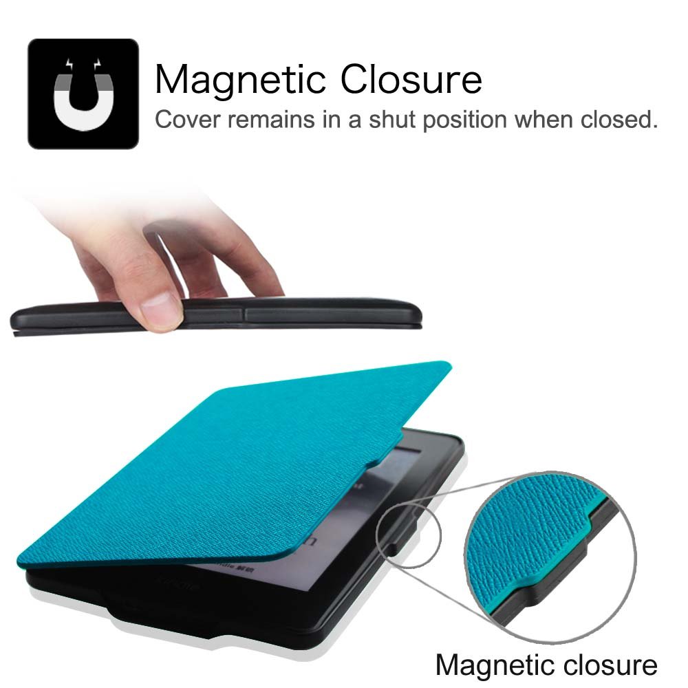 Foto 6 pulgar | Funda Fintie Slimshell Para Kindle Paperwhite 2012-2017 Azul - Venta Internacional.