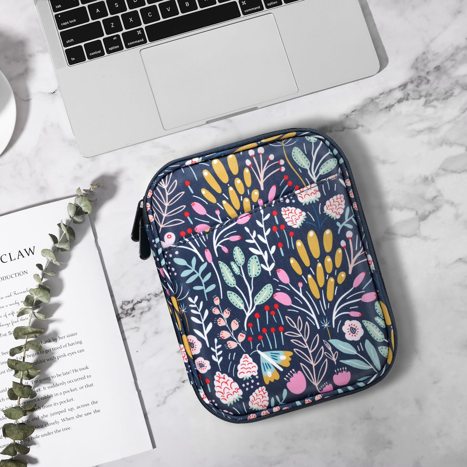 Foto 7 | Funda Para Tablet Timovo Para Kindle De 6 A 7 Pulgadas Con Forma De Flor Colorida - Venta Internacional.