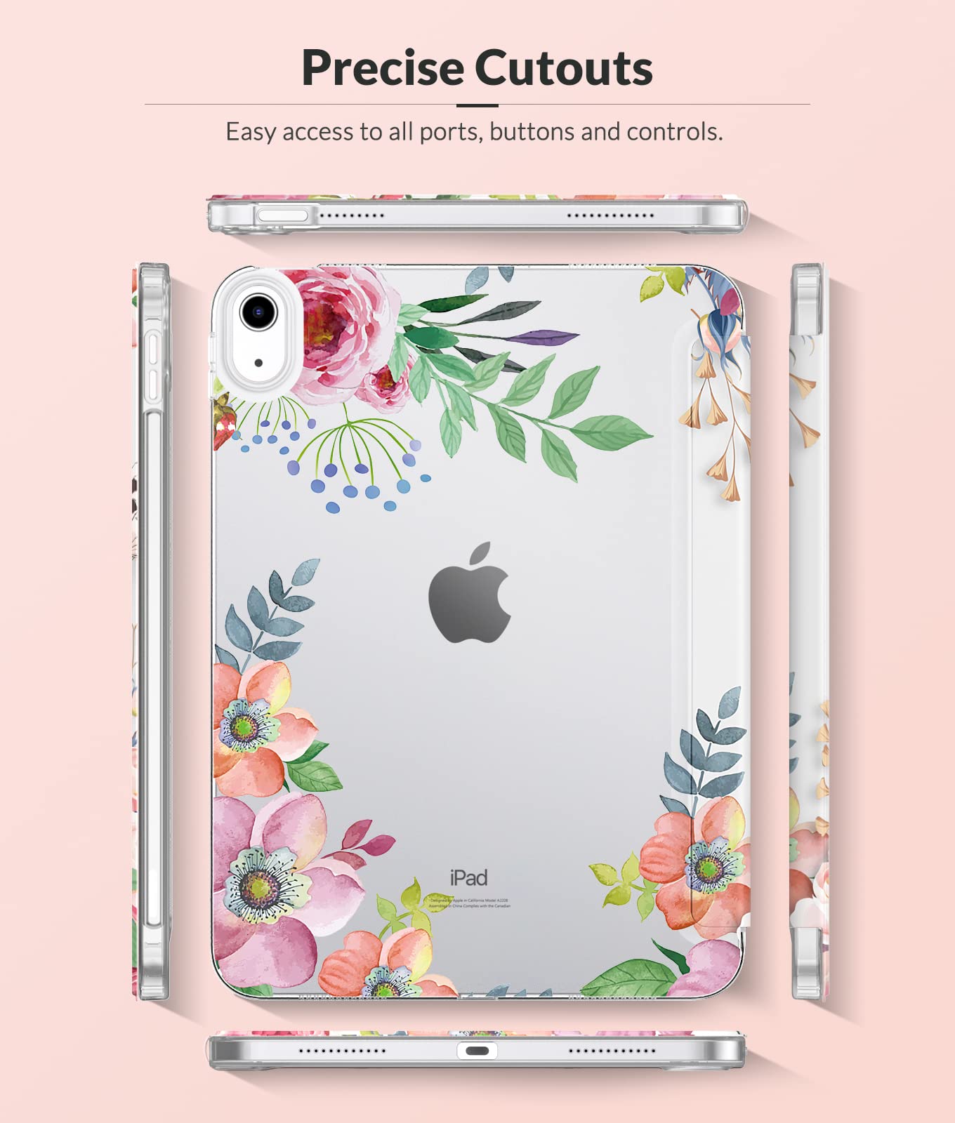 Foto 7 pulgar | Funda Moko Para El Nuevo Ipad 11ª Y 10ª Generación De 11/10 9 Pulgadas Fragrant - Venta Internacional.