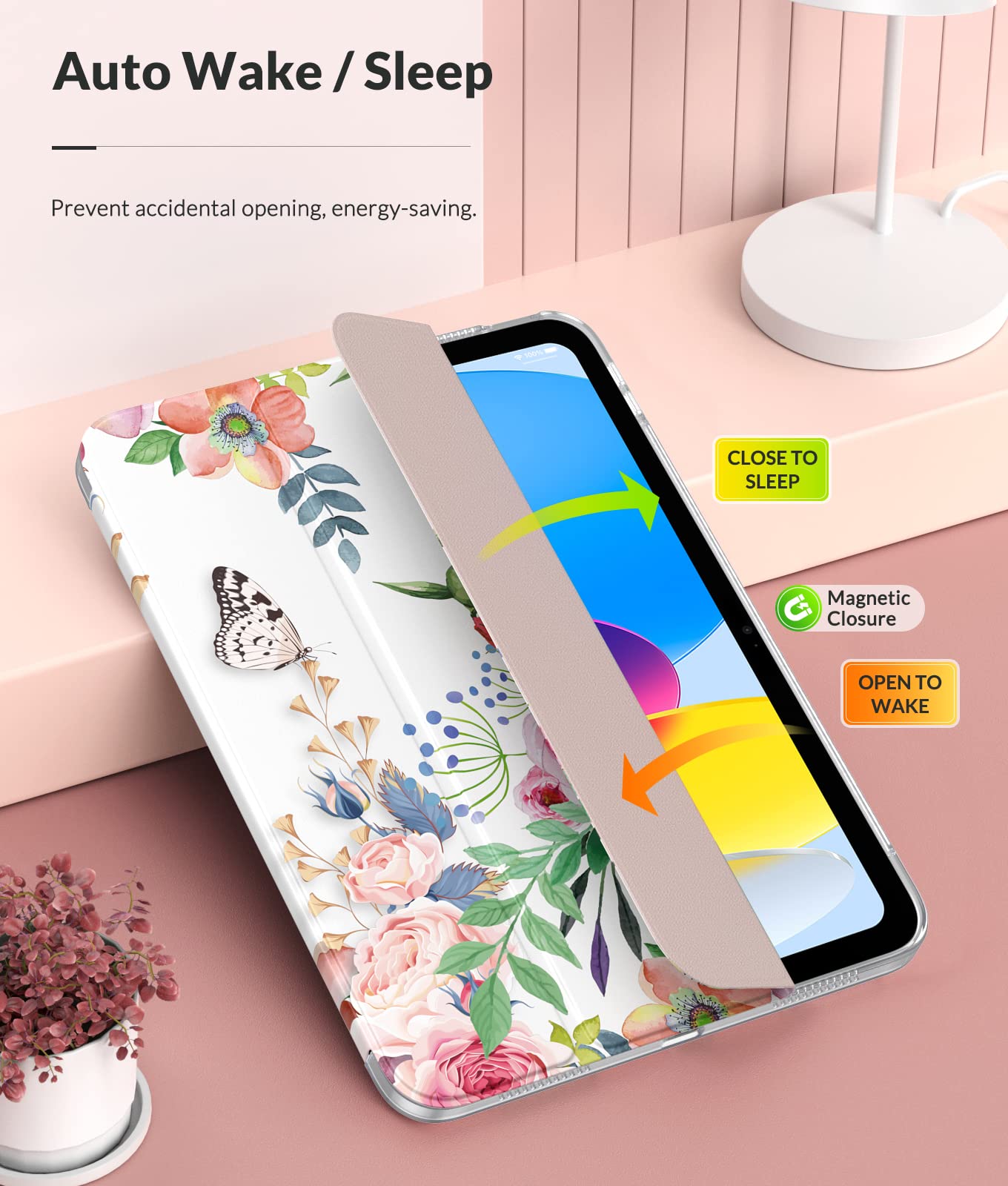 Foto 7 | Funda Moko Para El Nuevo Ipad 11ª Y 10ª Generación De 11/10 9 Pulgadas Fragrant - Venta Internacional.