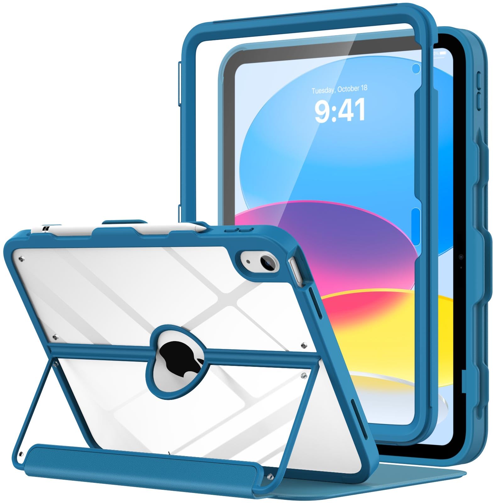 Funda Moko Para Ipad De 11 Pulgadas (a16) De 11.ª Generación Con Soporte Para Lápices - Venta Internacional.