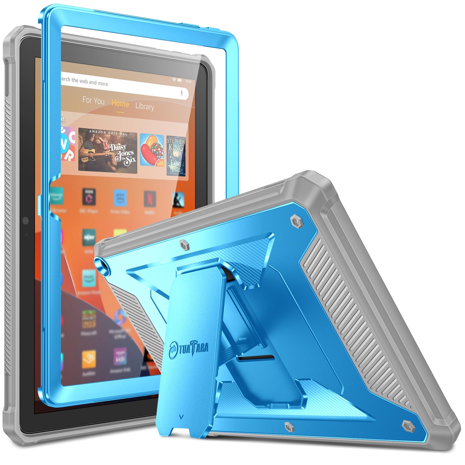 Funda Fintie A Prueba De Golpes Para La Nueva Tableta Fire Hd 10 2023  Azul - Venta Internacional.