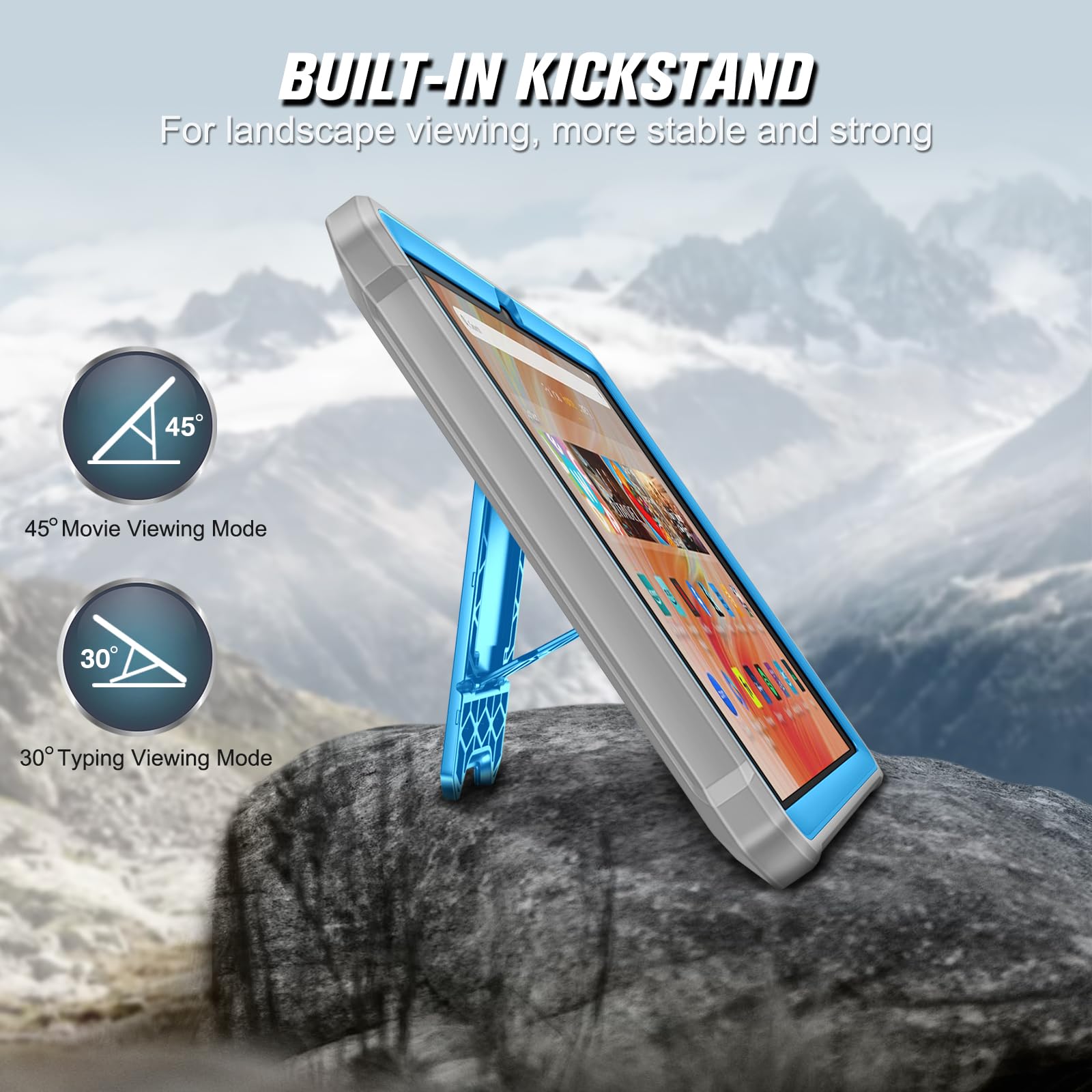 Foto 5 pulgar | Funda Fintie A Prueba De Golpes Para La Nueva Tableta Fire Hd 10 2023  Azul - Venta Internacional.