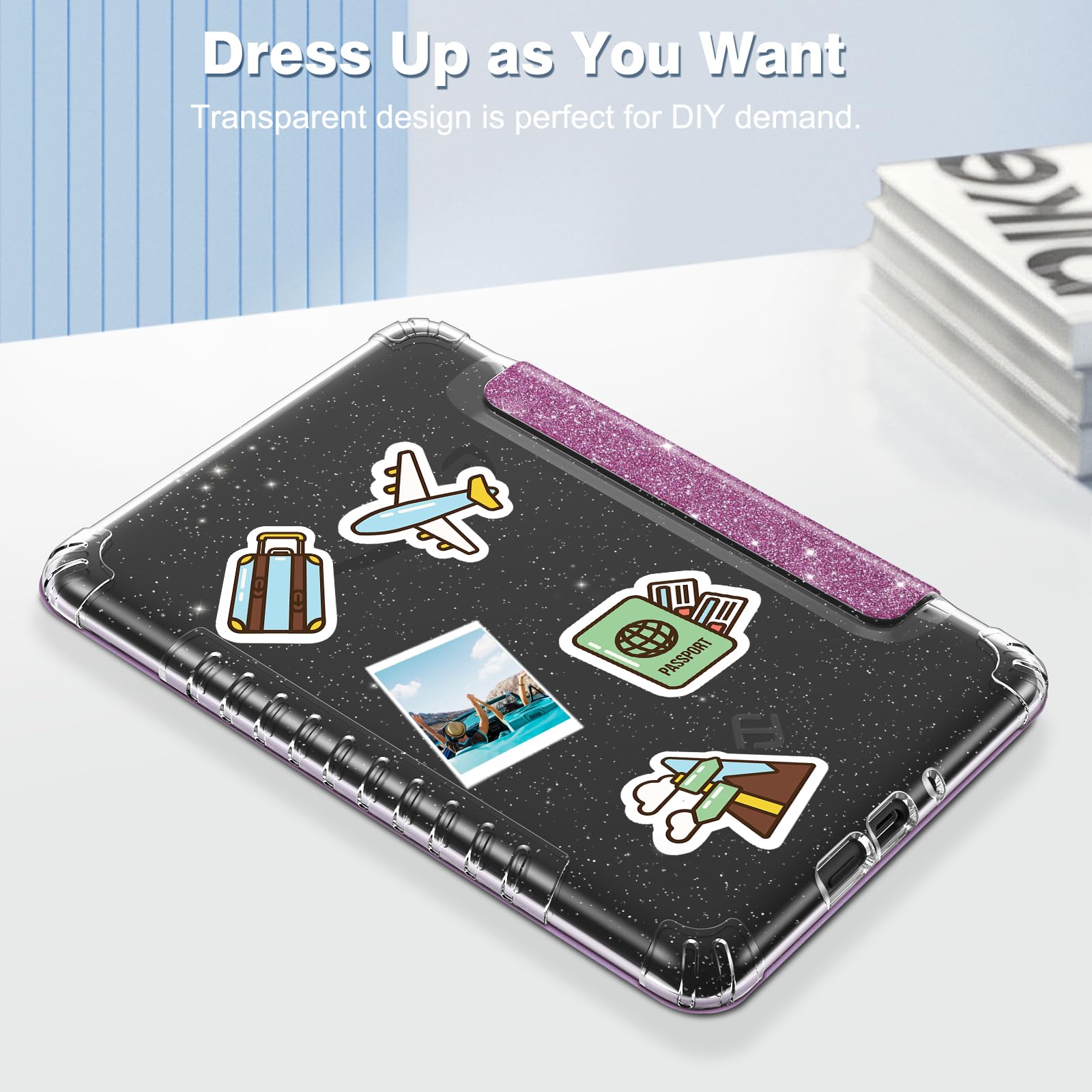 Foto 5 | Funda Fintie Para Kindle Paperwhite 12.ª Generación 2024 Con Purpurina - Venta Internacional.