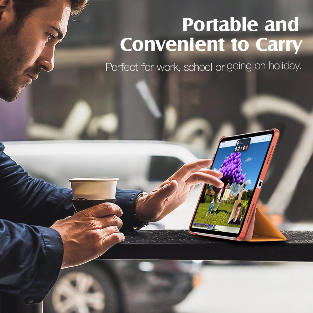Foto 7 | Funda Para Ipad Air De 11 Pulgadas Timovo  Carcasa Trasera Dura De Color Amarillo Almendra - Venta Internacional.