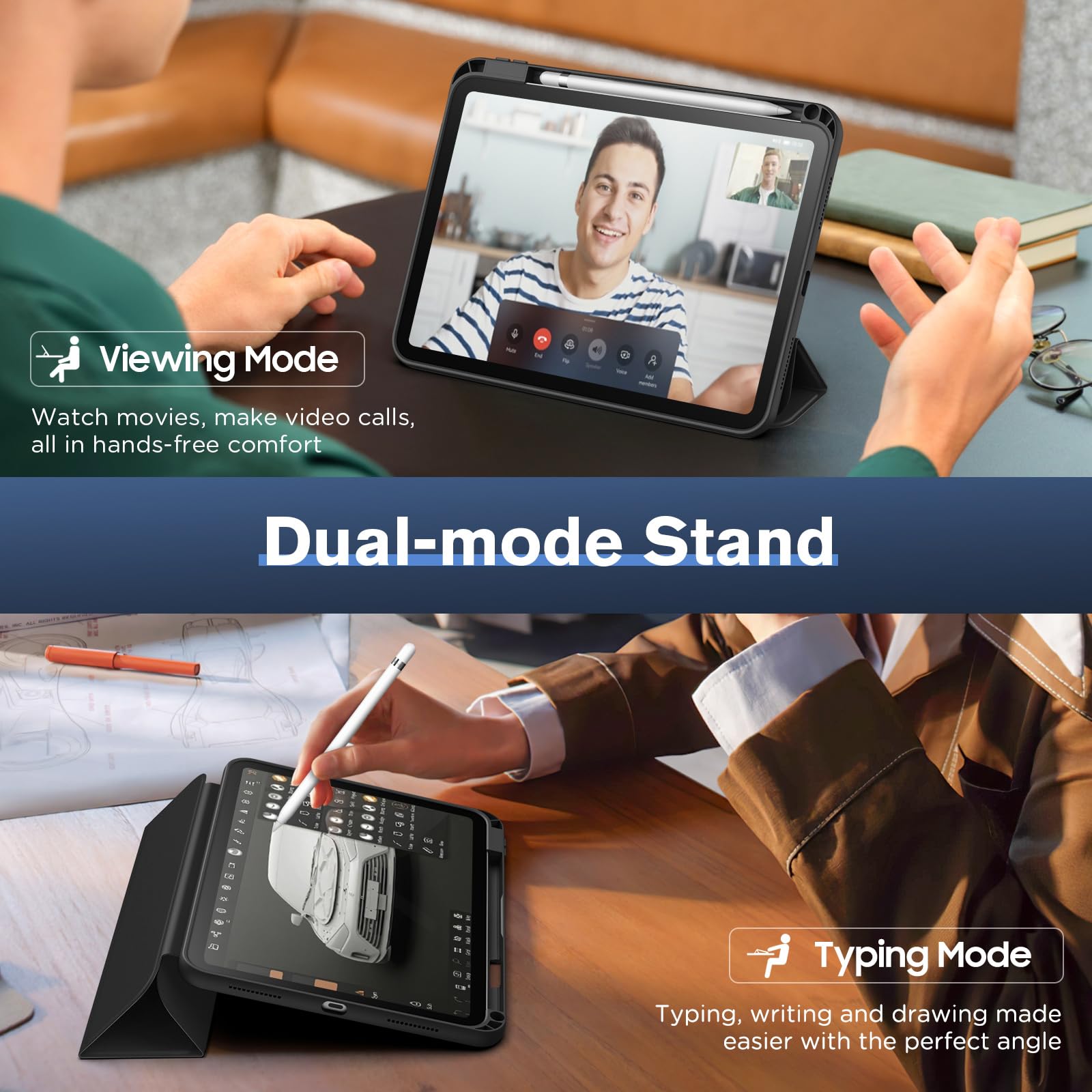 Foto 4 | Funda Para Ipad Moko Para Ipad 11.ª Generación  11 Pulgadas/10.ª Generación  10.9 Pulgadas - Venta Internacional.