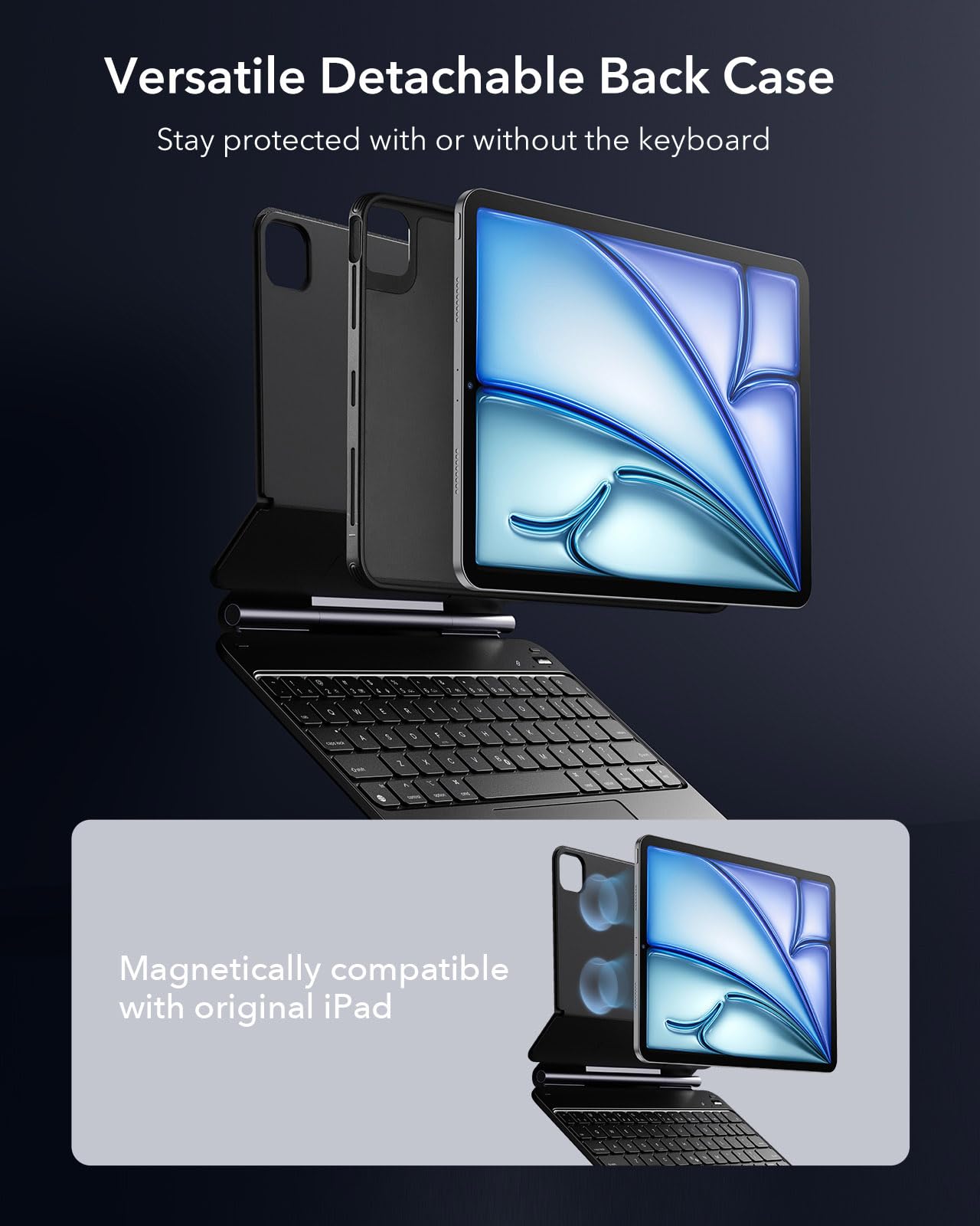 Foto 5 pulgar | Funda Con Teclado Esr Para Ipad Air De 11 Pulgadas Y Ipad Pro De 11 Pulgadas - Venta Internacional.