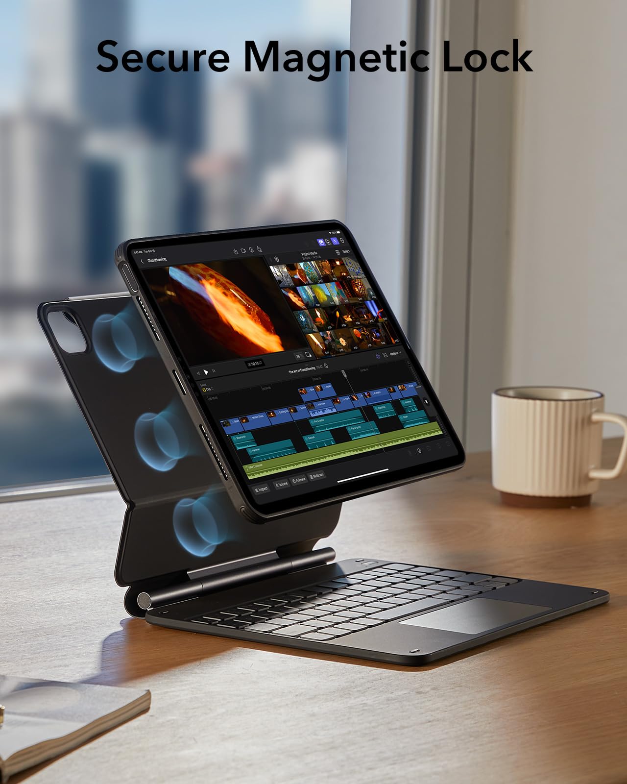 Foto 8 pulgar | Funda Con Teclado Esr Para Ipad Air De 11 Pulgadas Y Ipad Pro De 11 Pulgadas - Venta Internacional.