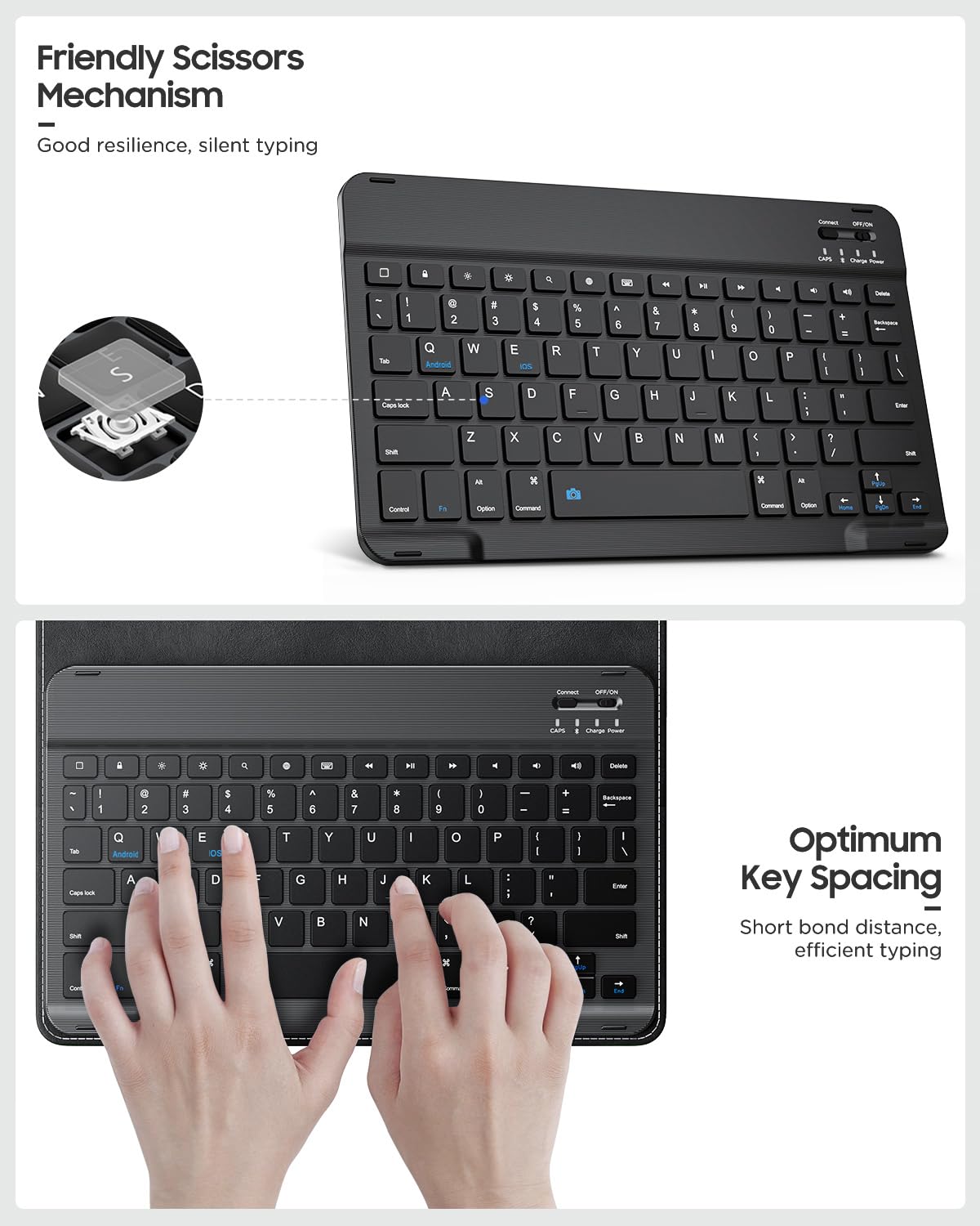 Foto 7 pulgar | Funda Para Tableta Con Teclado Qwerty Moko Para Tabletas De 9 A 11 Pulgadas - Venta Internacional.