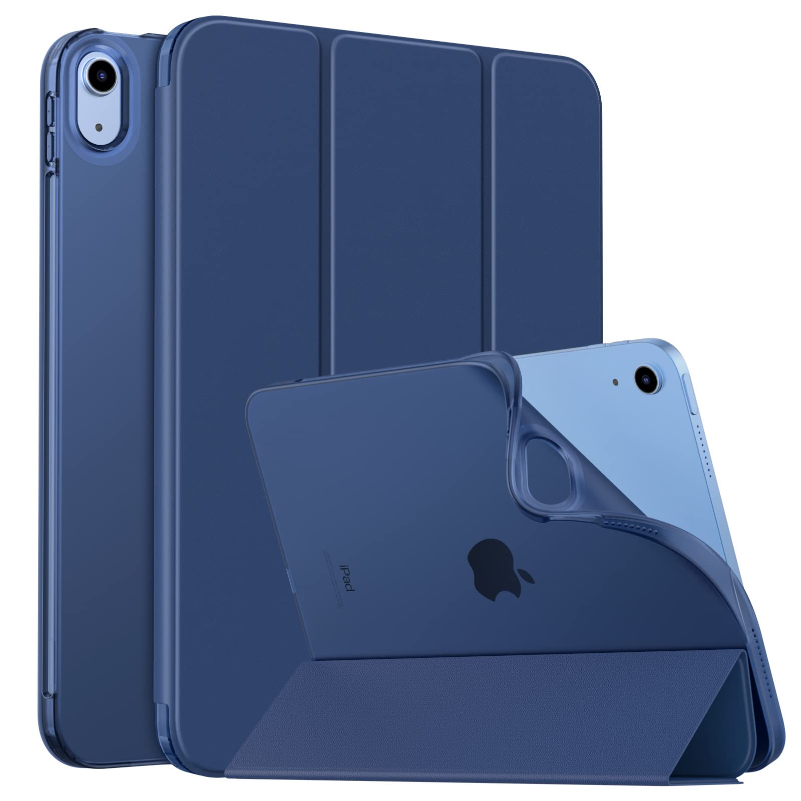 Funda Moko Para Ipad De 11.ª Y 10.ª Generación Con Parte Trasera De Tpu  Color Azul Marino - Venta Internacional.