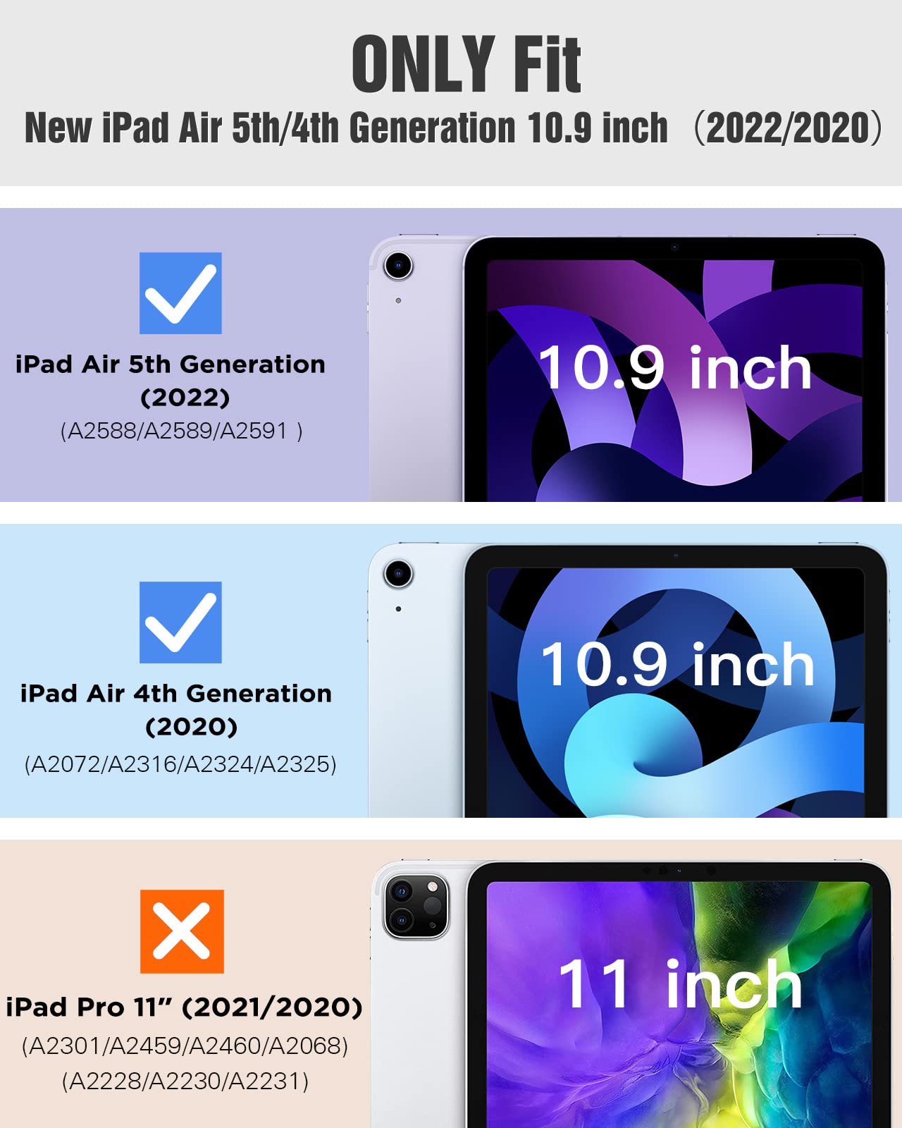 Foto 3 pulgar | Funda Para Ipad Air De 11 Pulgadas Timovo M3/m2-2025/2024 5.ª Y 4.ª Generación - Venta Internacional.