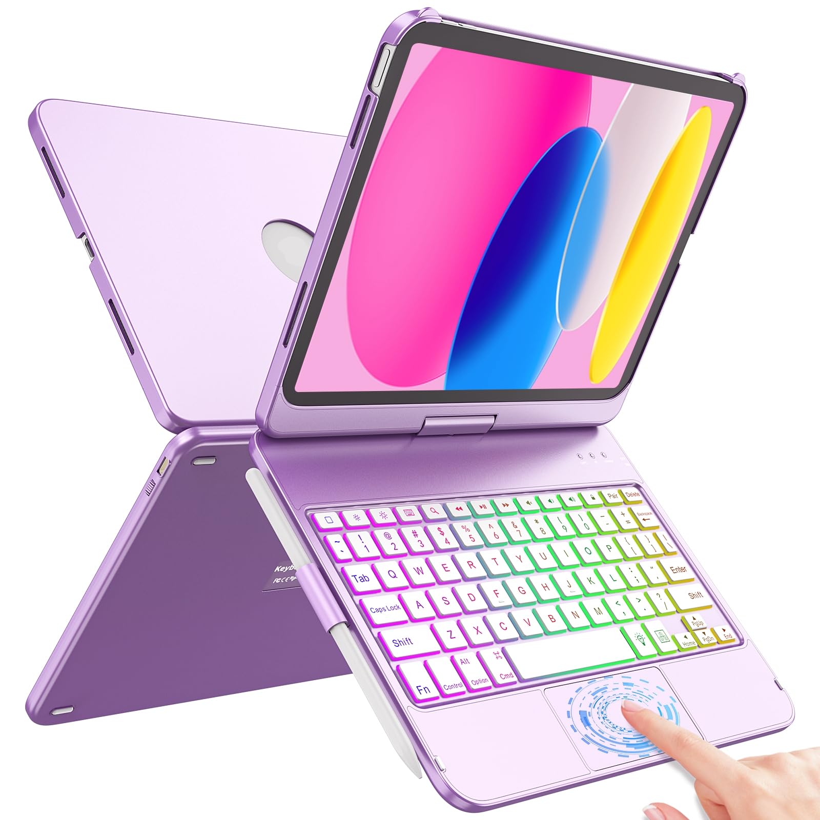 Funda Con Teclado Fuwang Touch Para Ipad 11.ª Generación  11.ª Generación  10.9 Pulgadas - Venta Internacional.