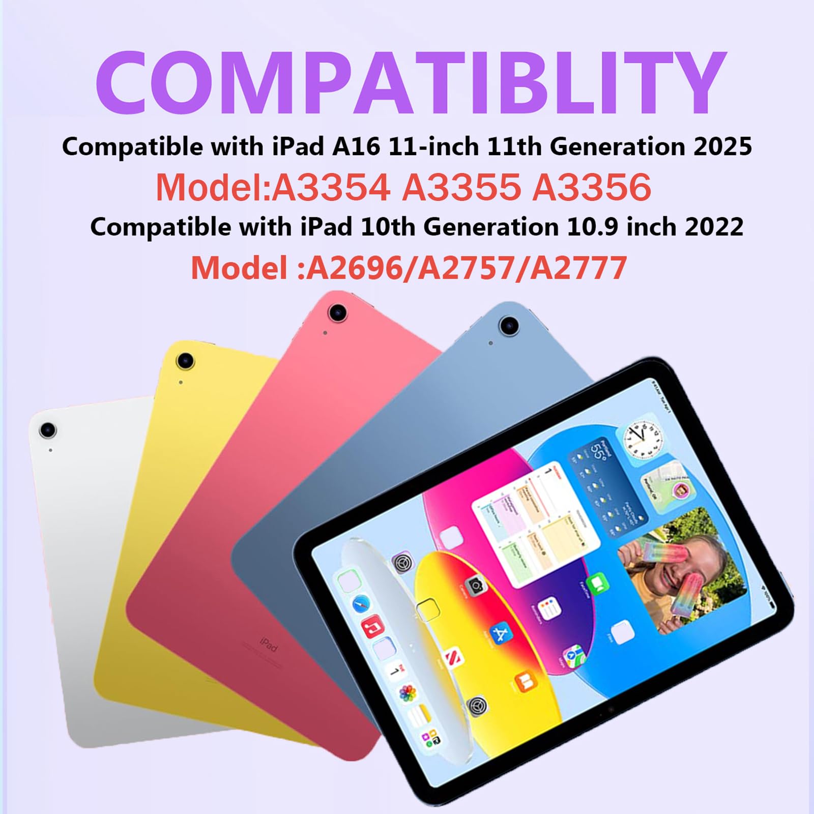 Foto 2 | Funda Con Teclado Fuwang Touch Para Ipad 11.ª Generación  11.ª Generación  10.9 Pulgadas - Venta Internacional.