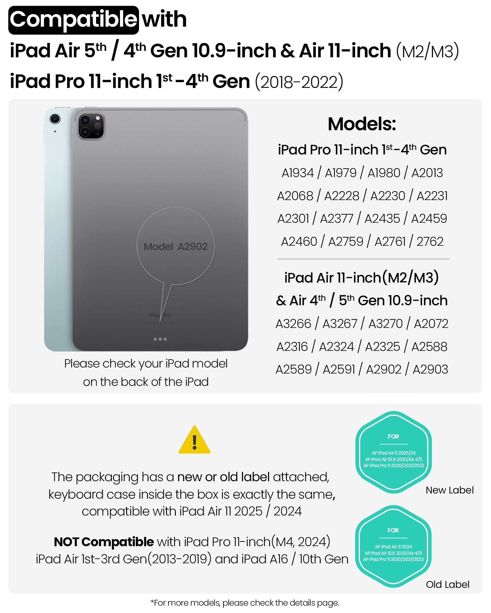 Foto 3 pulgar | Funda Con Teclado Nillkin Magnetic Para Ipad Air 11 Y Pro 11 - Venta Internacional.