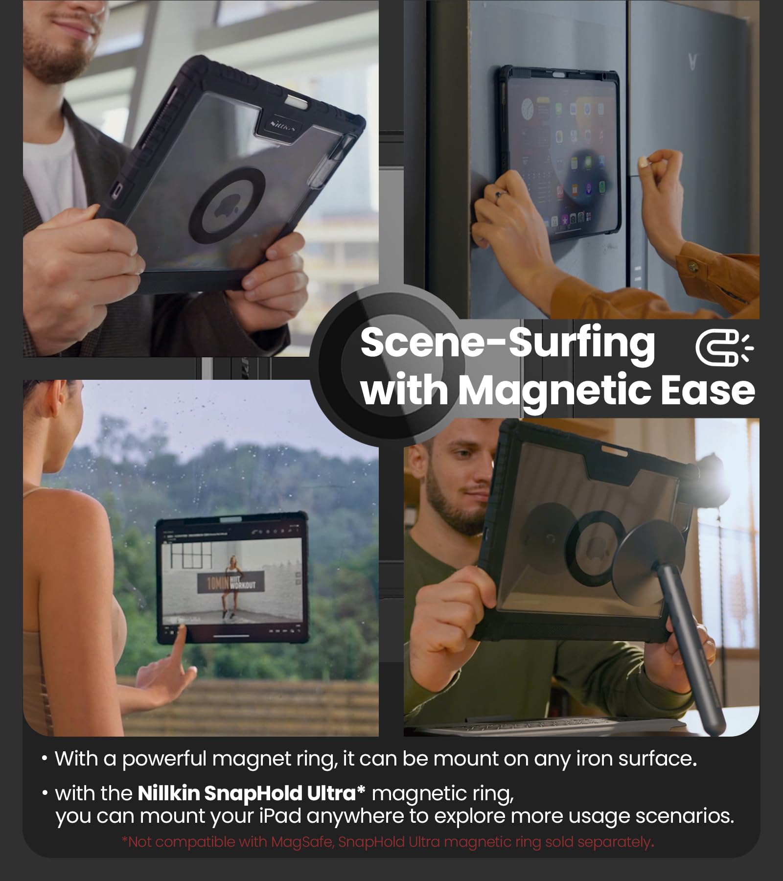 Foto 8 pulgar | Funda Con Teclado Nillkin Magnetic Para Ipad Air 11 Y Pro 11 - Venta Internacional.