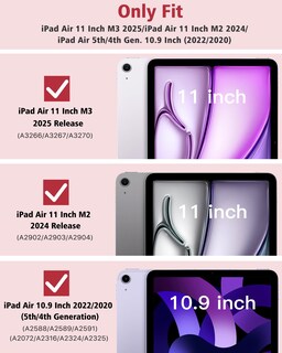Foto 2 | Funda Para Ipad Air De 11 Pulgadas Timovo M3/m2-2025/2024 5.ª Y 4.ª Generación - Venta Internacional.
